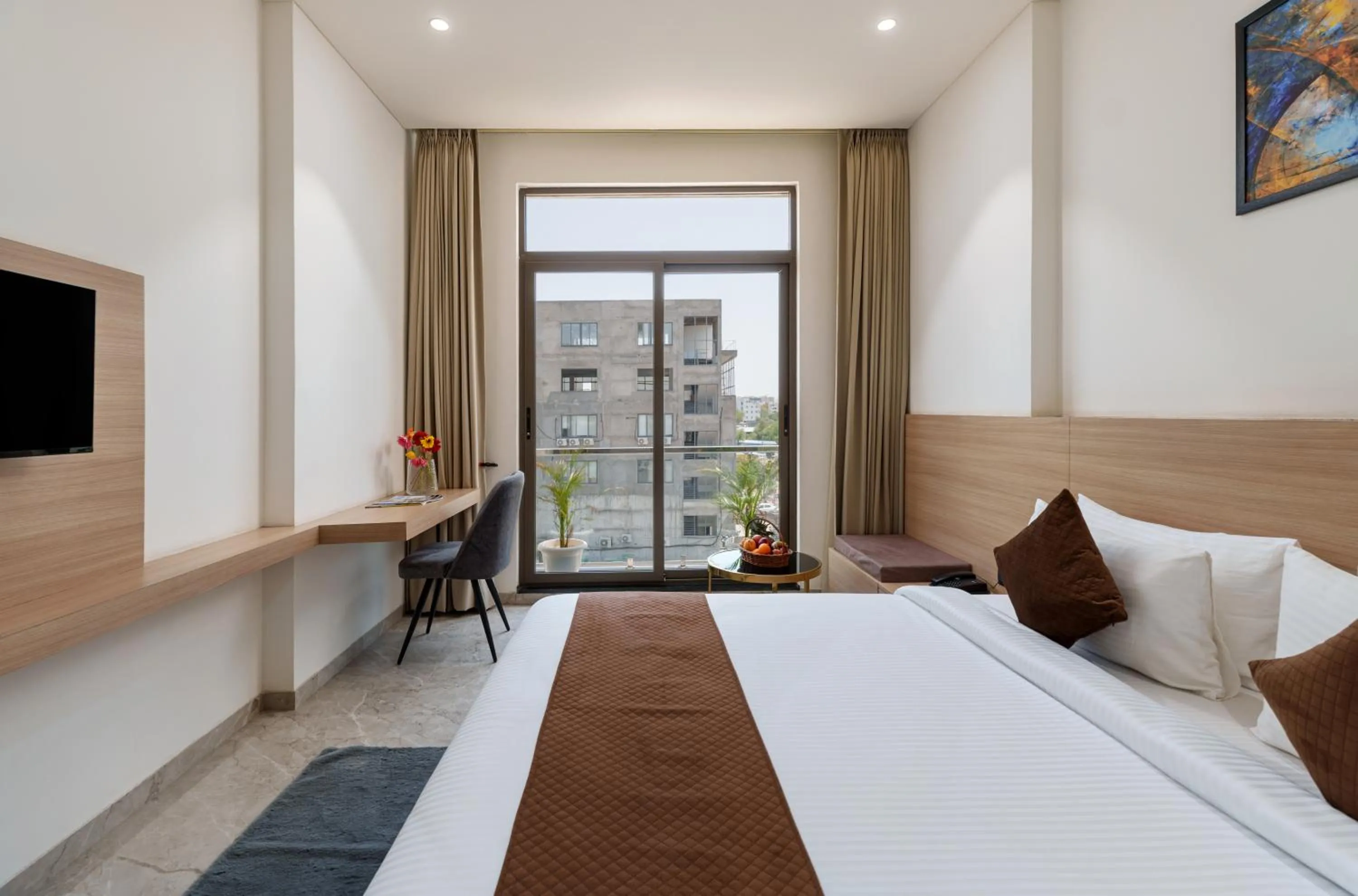 Bedroom, Bed in 7 rays hotel