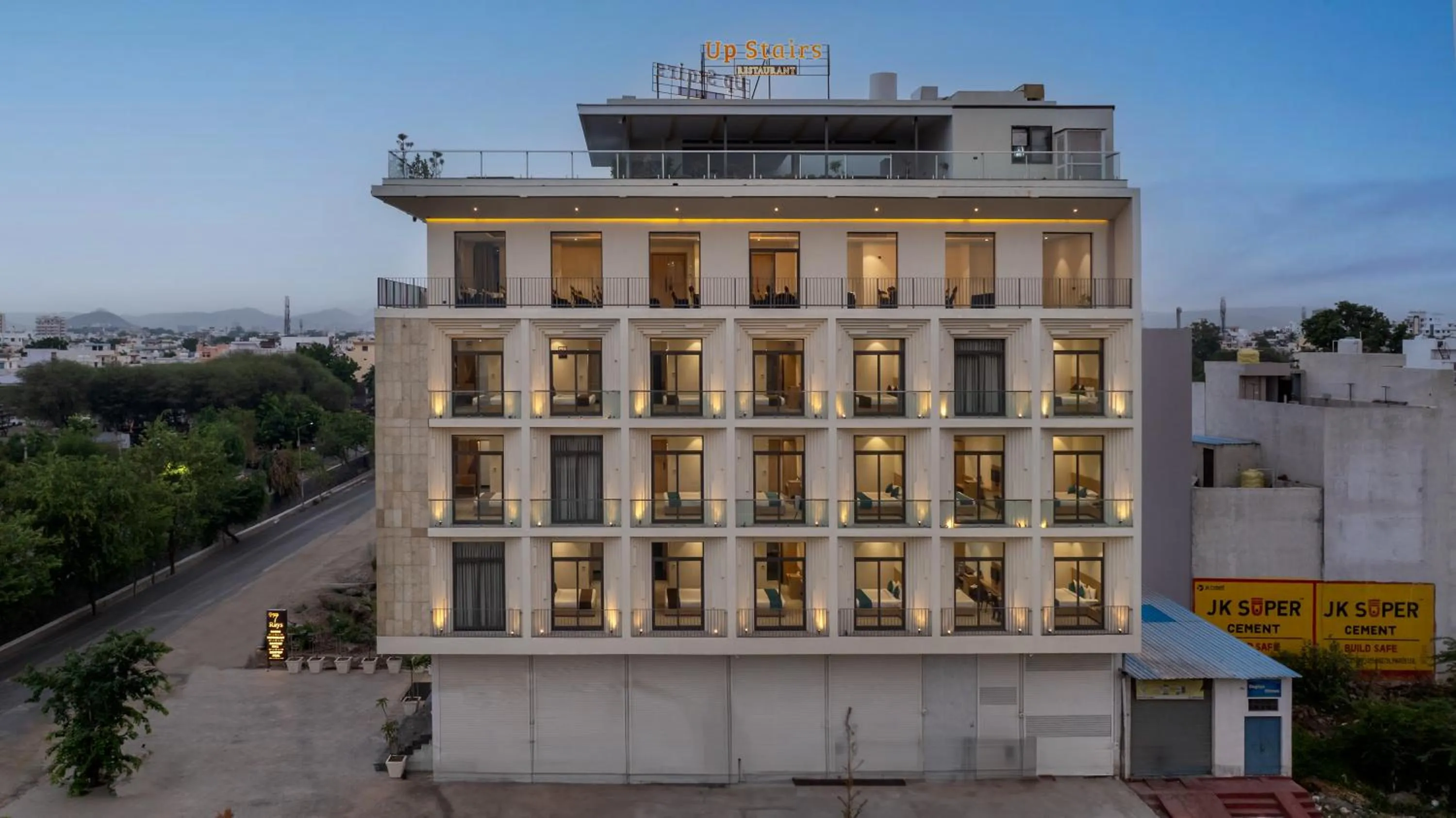 Property building in 7 rays hotel