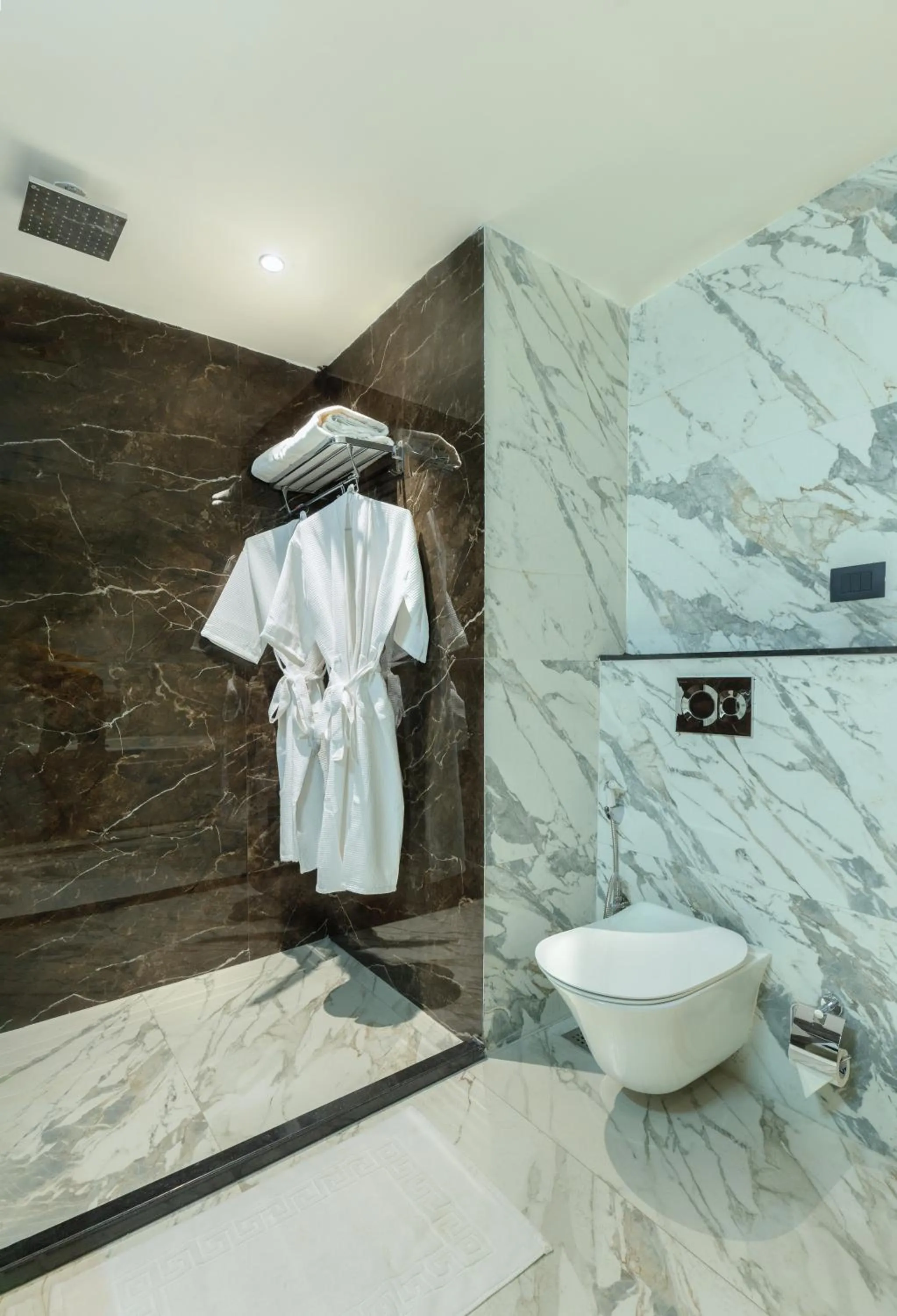 Bathroom in 7 rays hotel