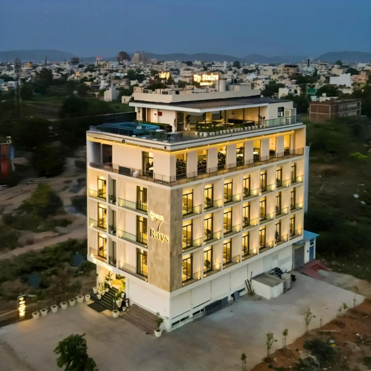 Property building in 7 rays hotel