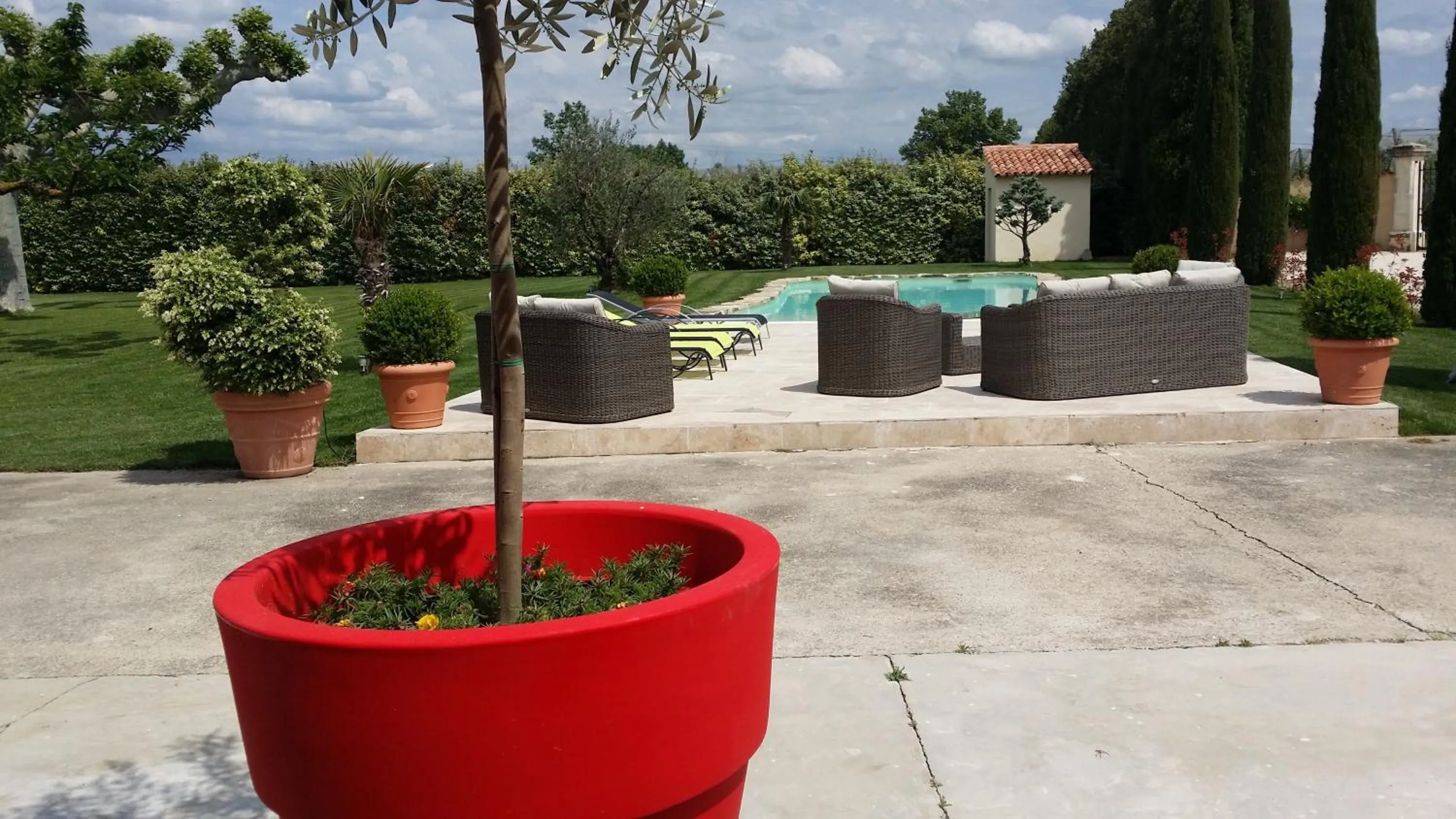 Decorative detail in Mas Saint Julien