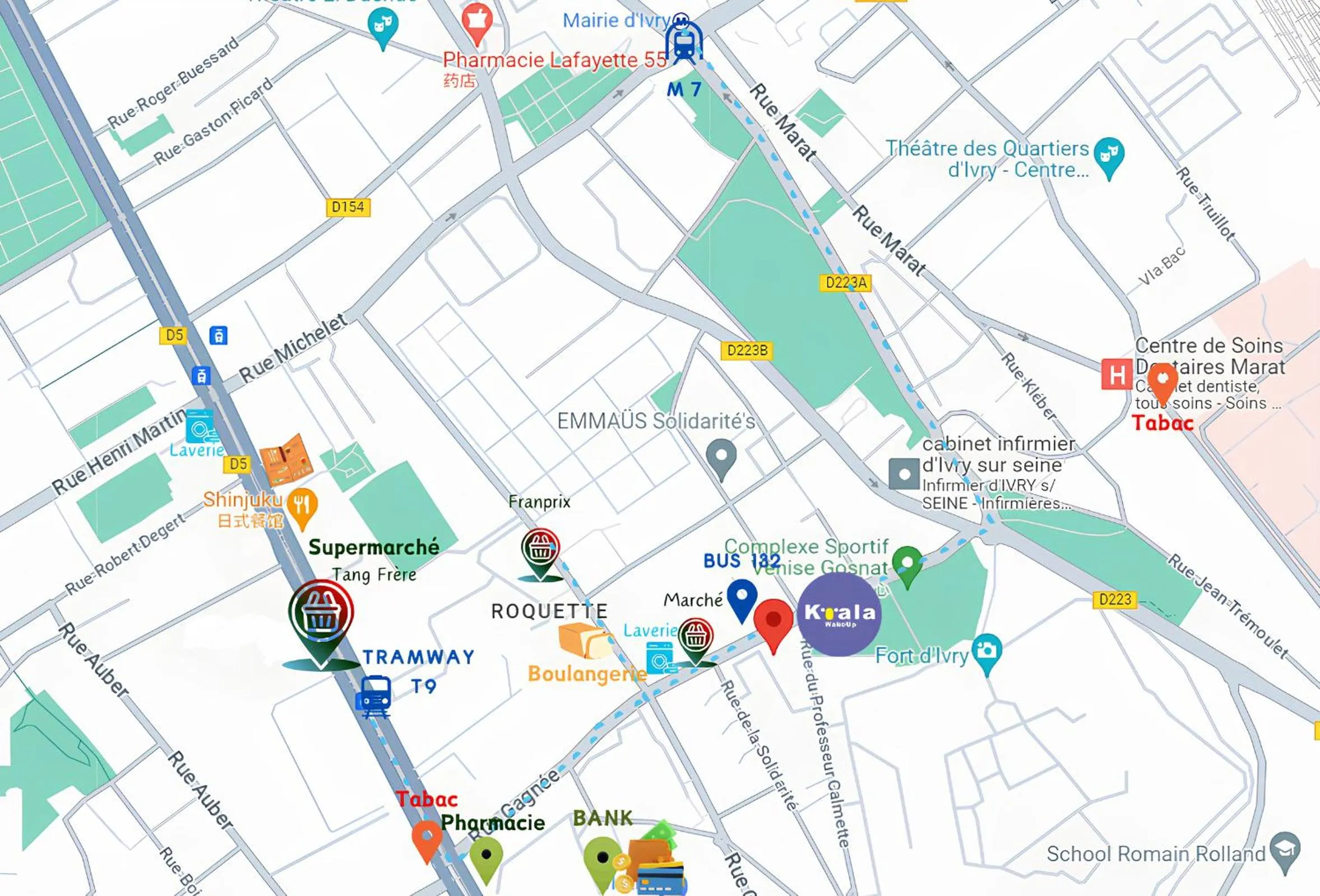 Text overlay in KoalaWakeup