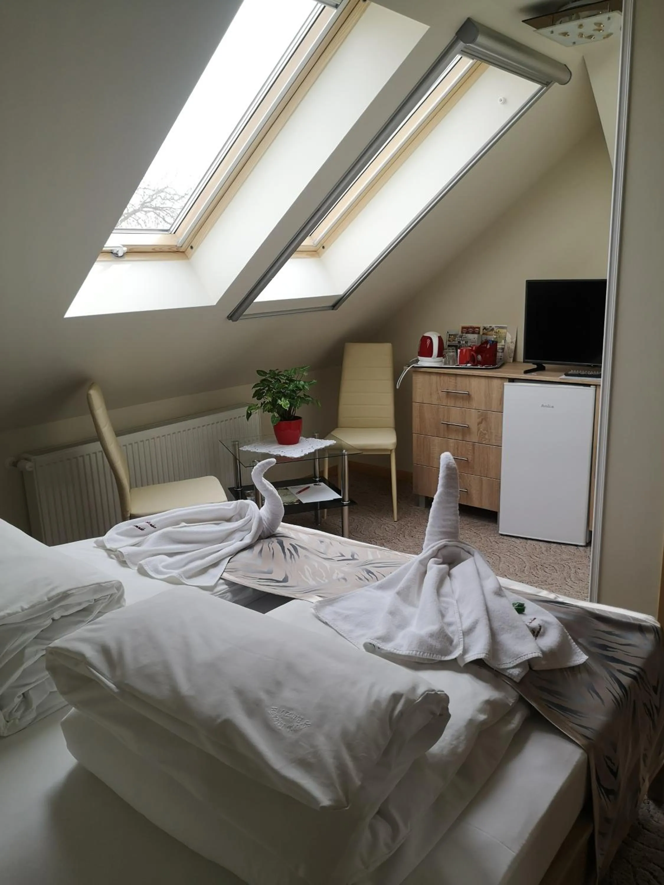 TV and multimedia, Bed in Szent István Wellness Panzió