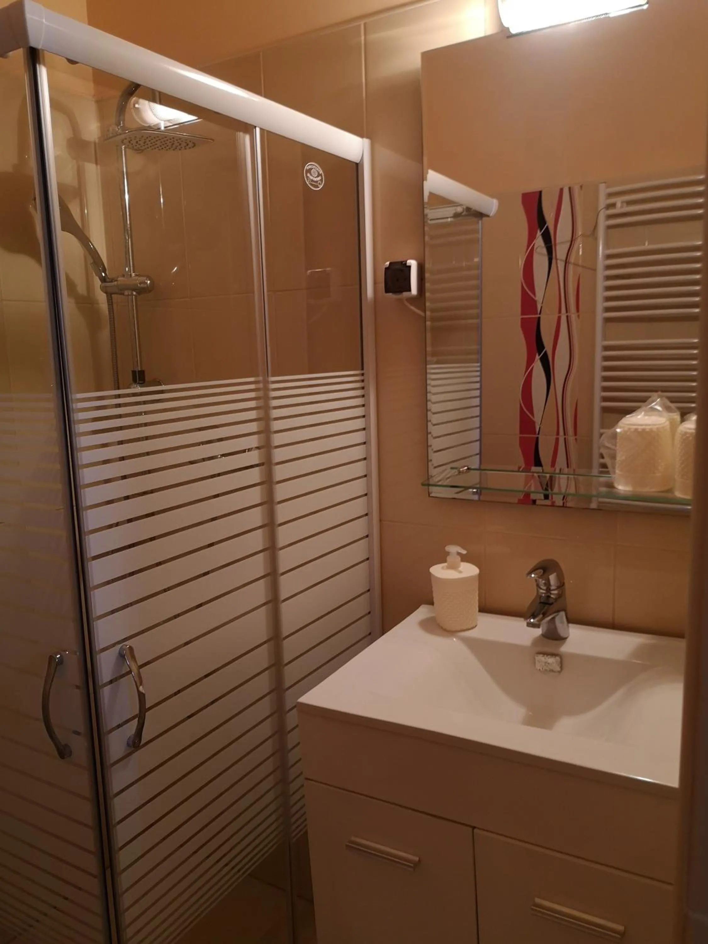 Bathroom in Szent István Wellness Panzió
