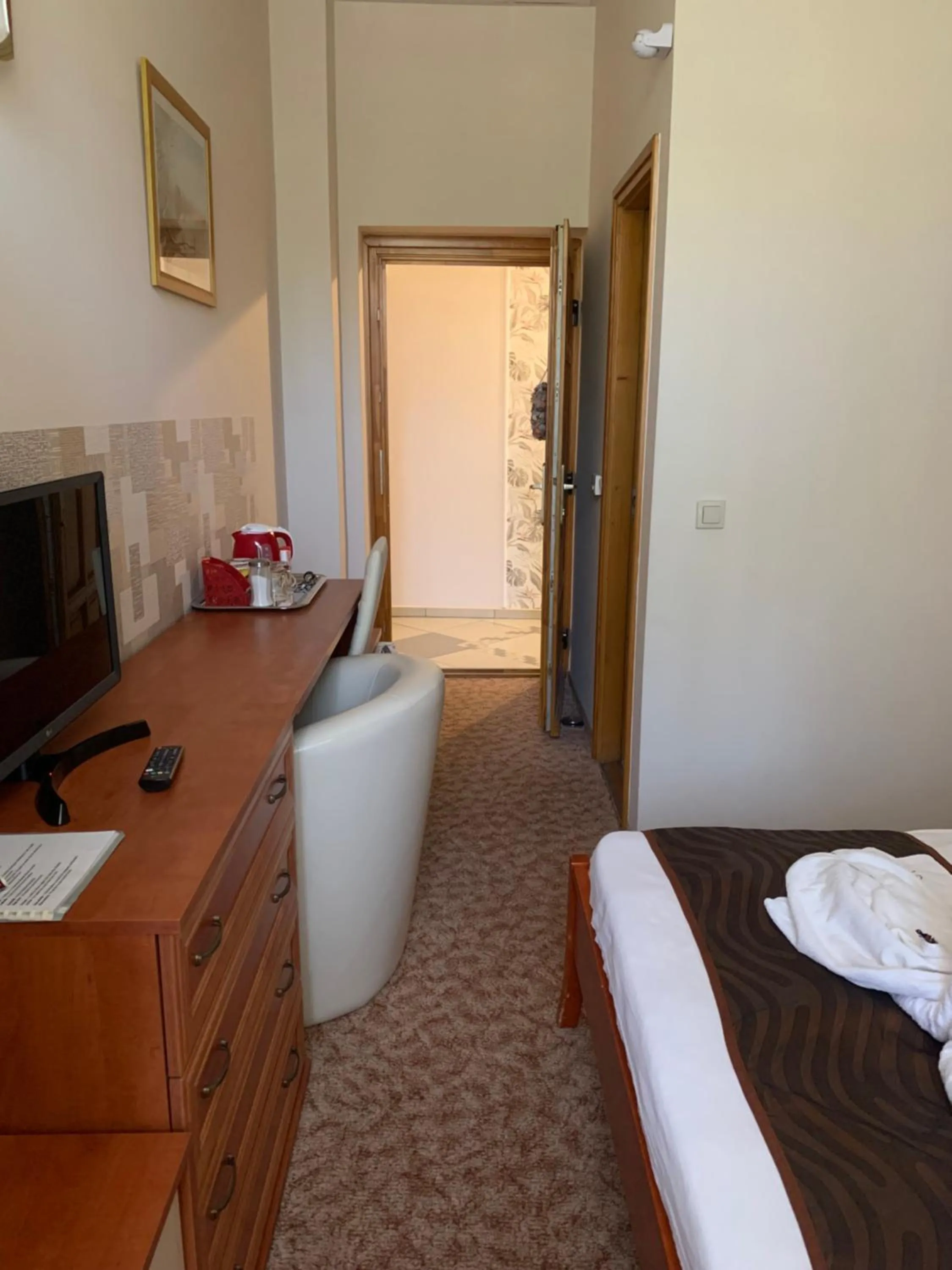 Bed in Szent István Wellness Panzió