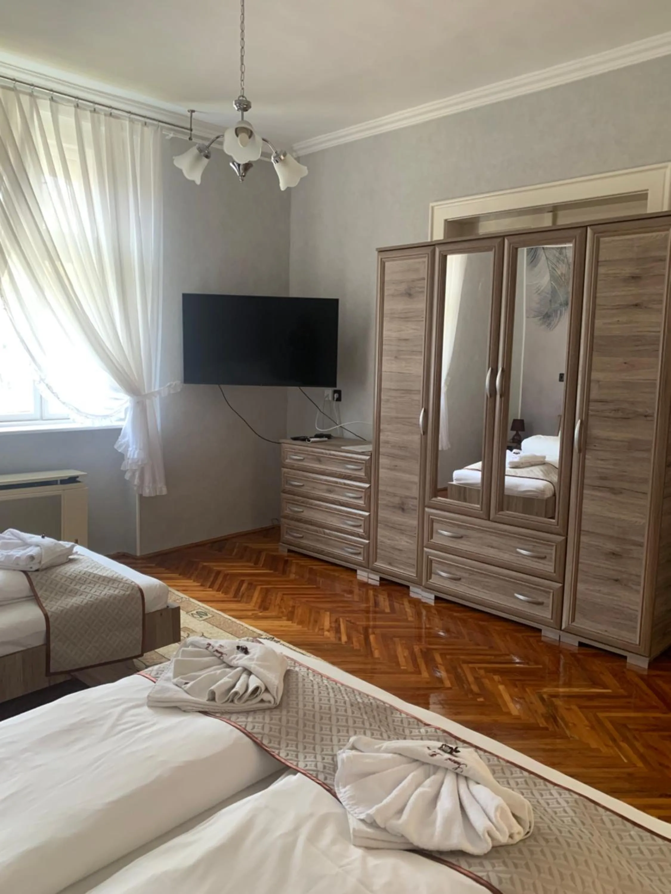 Bed in Szent István Wellness Panzió