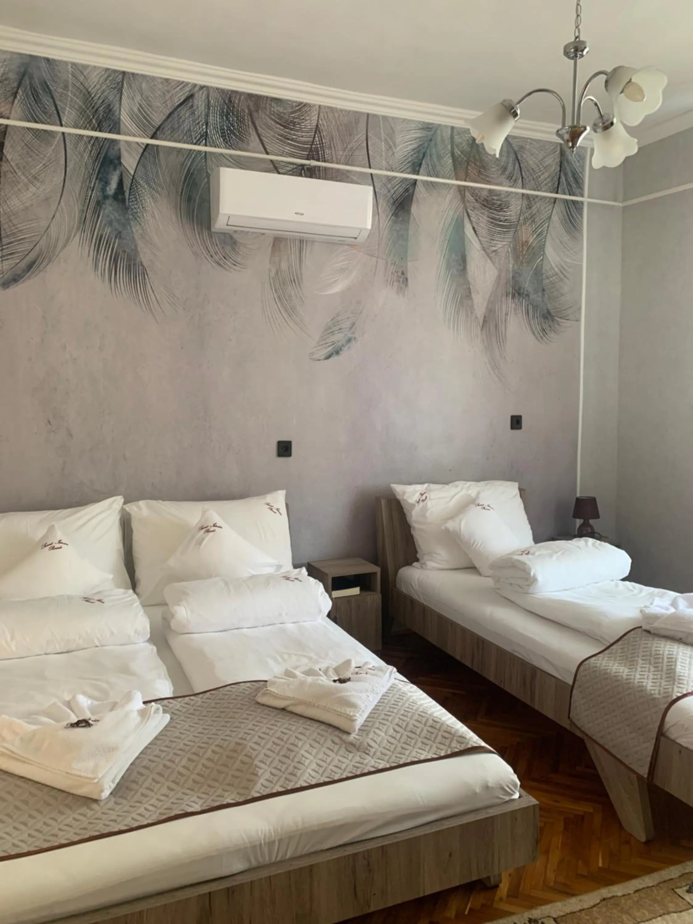 Bed in Szent István Wellness Panzió