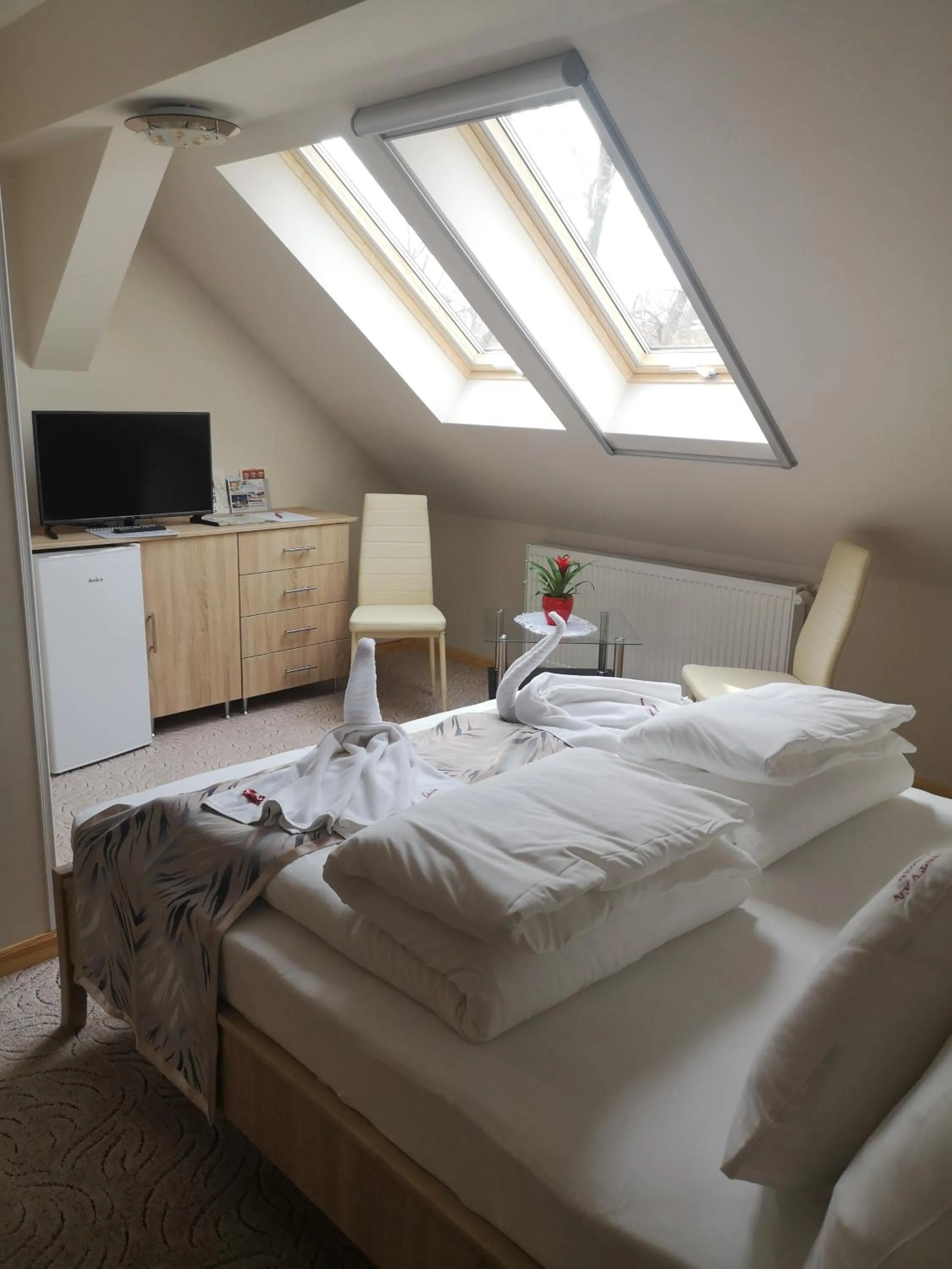 TV and multimedia, Bed in Szent István Wellness Panzió