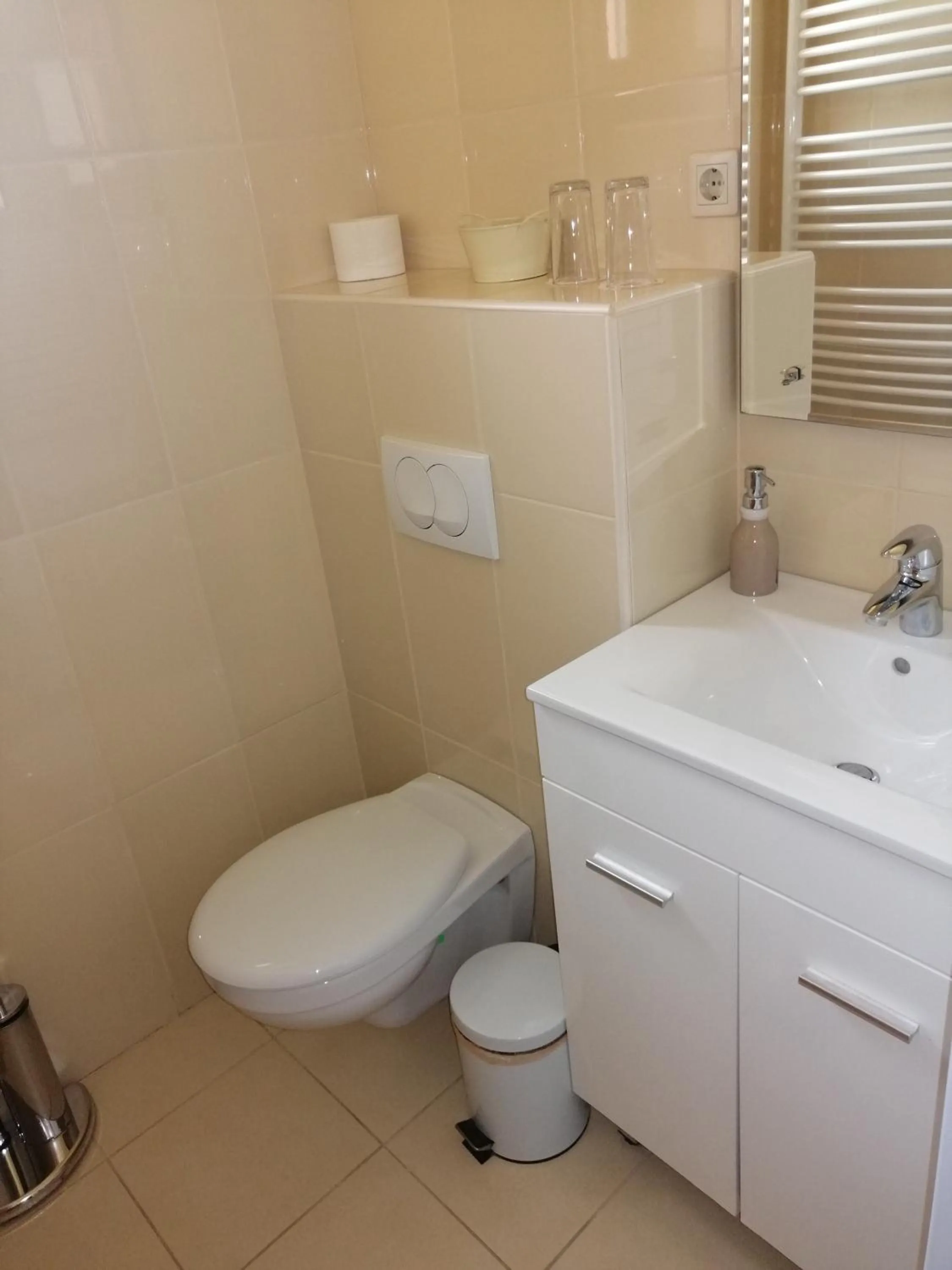 Bathroom in Szent István Wellness Panzió