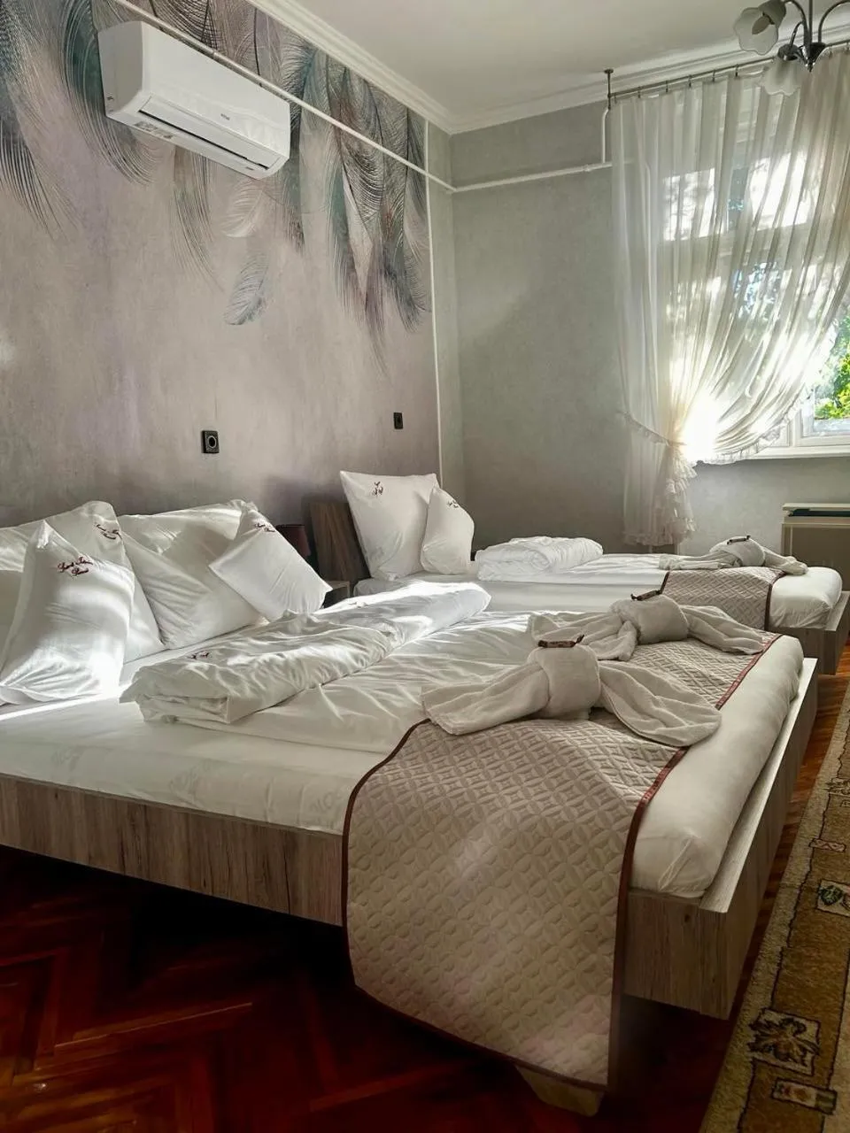 Bed in Szent István Wellness Panzió