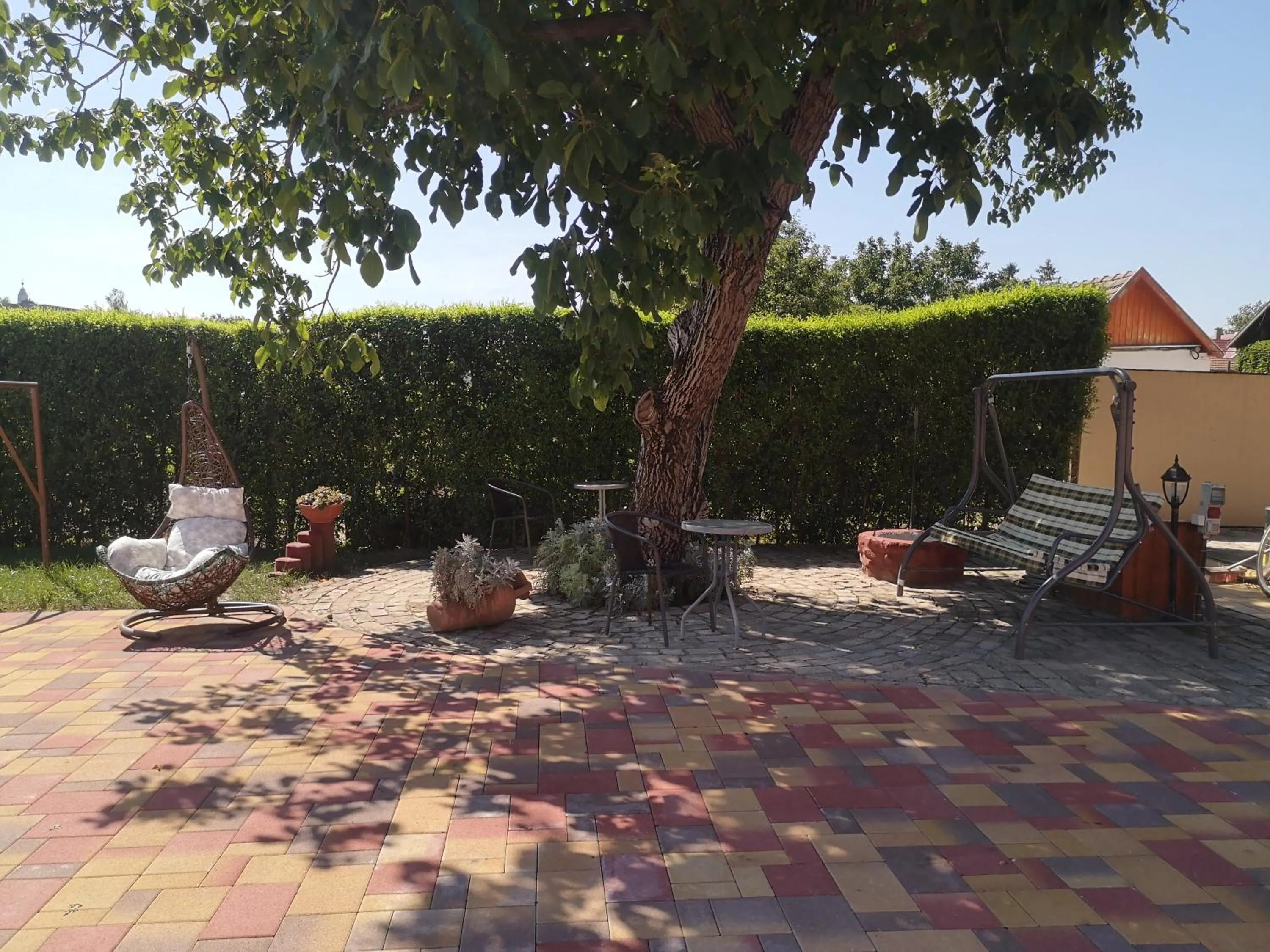 Patio in Szent István Wellness Panzió