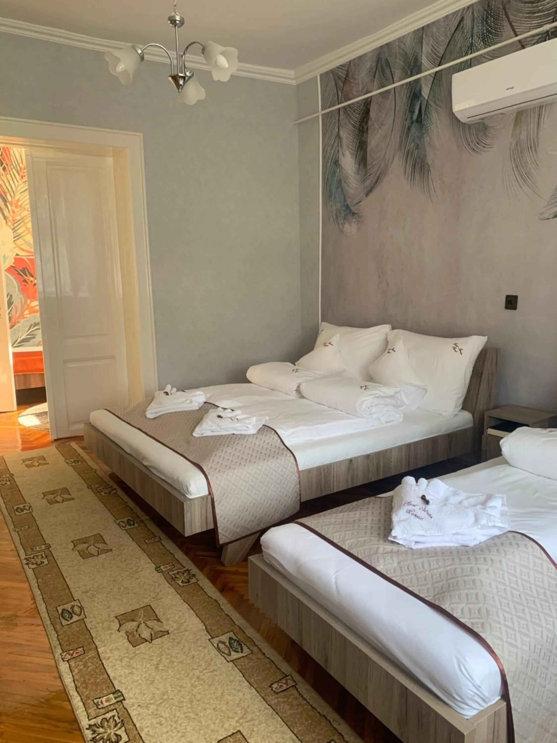 Bed in Szent István Wellness Panzió