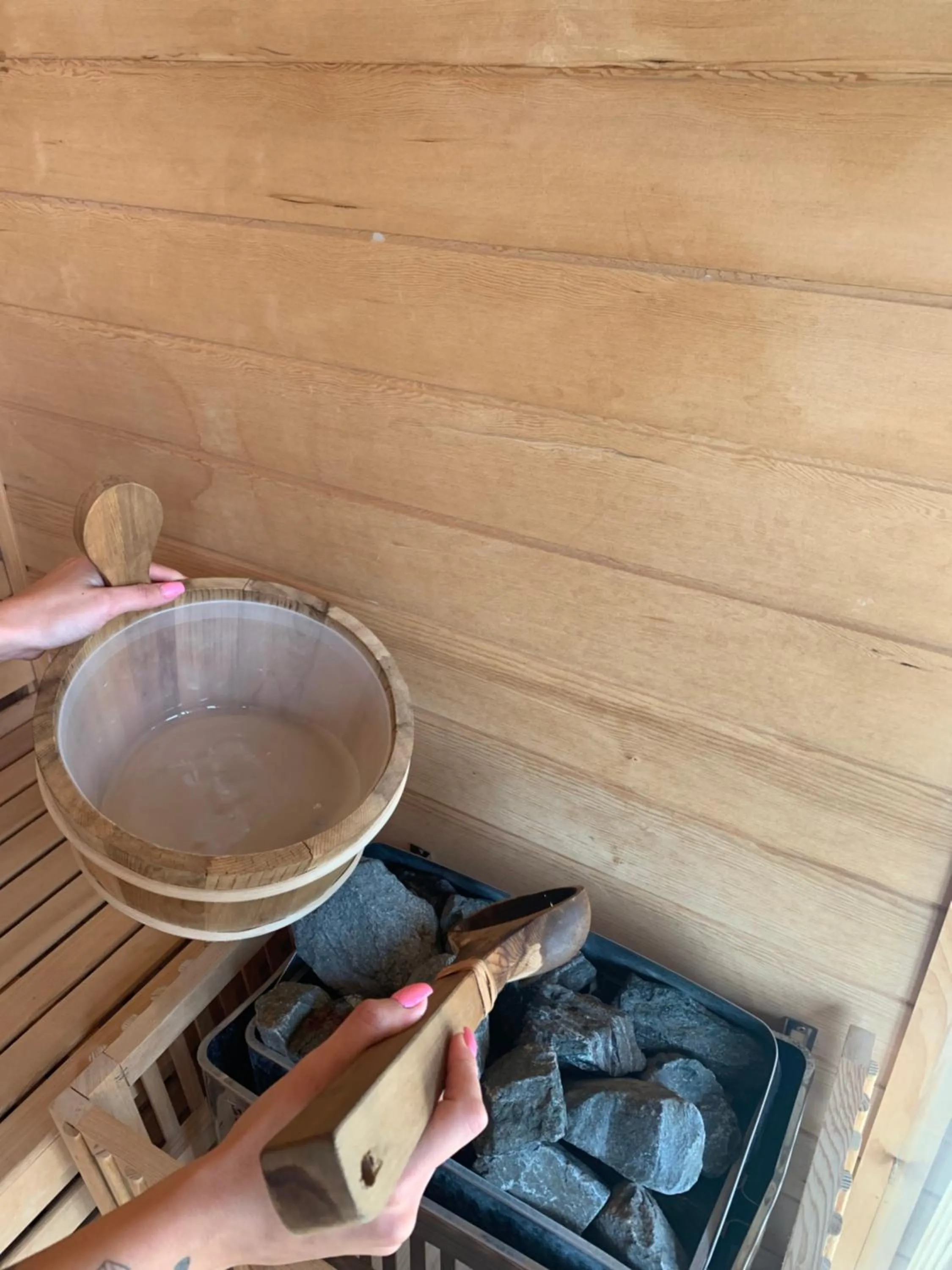 Sauna in Szent István Wellness Panzió