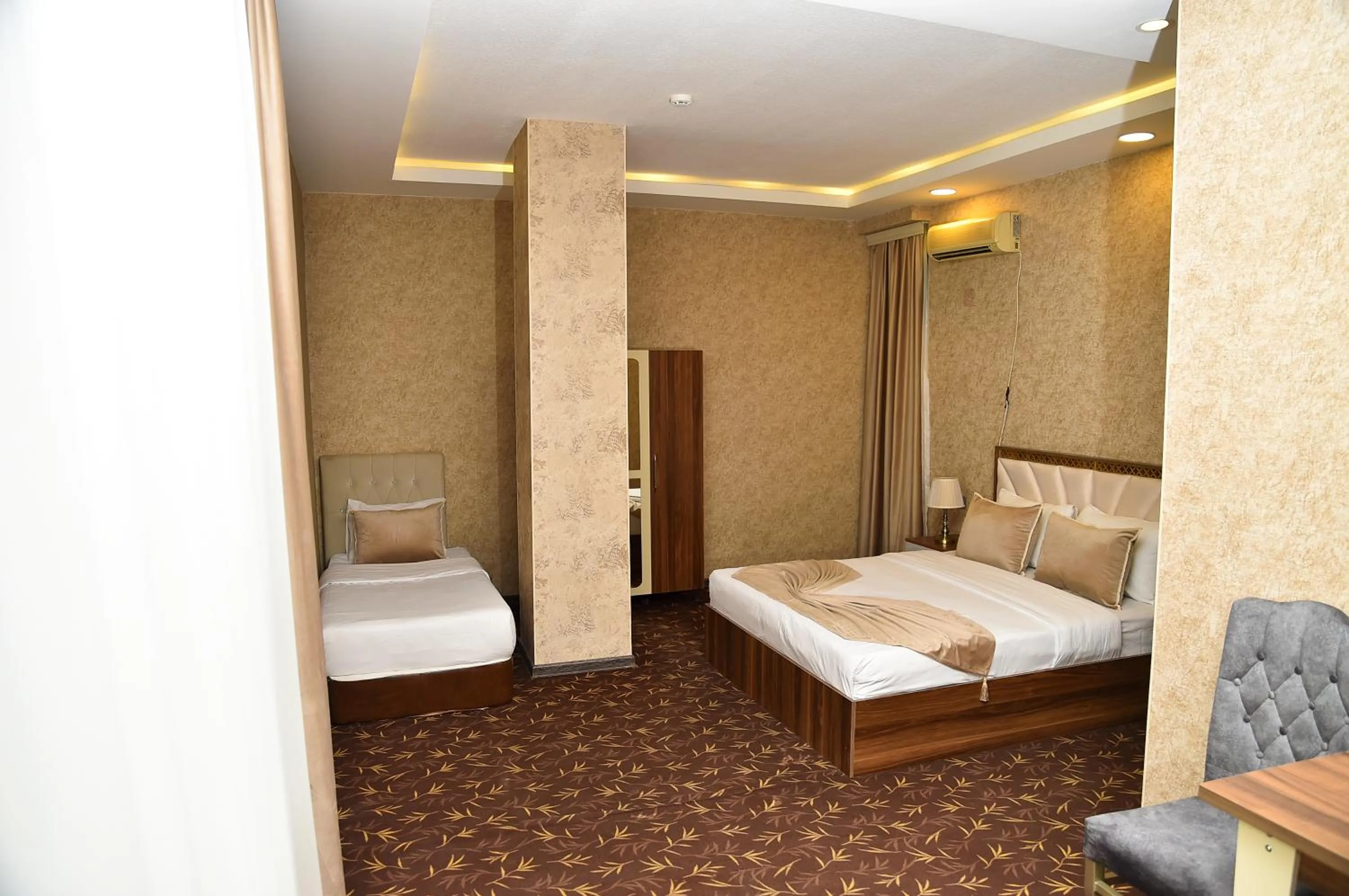 Bed in Boulevard Rigs Boutique Hotel