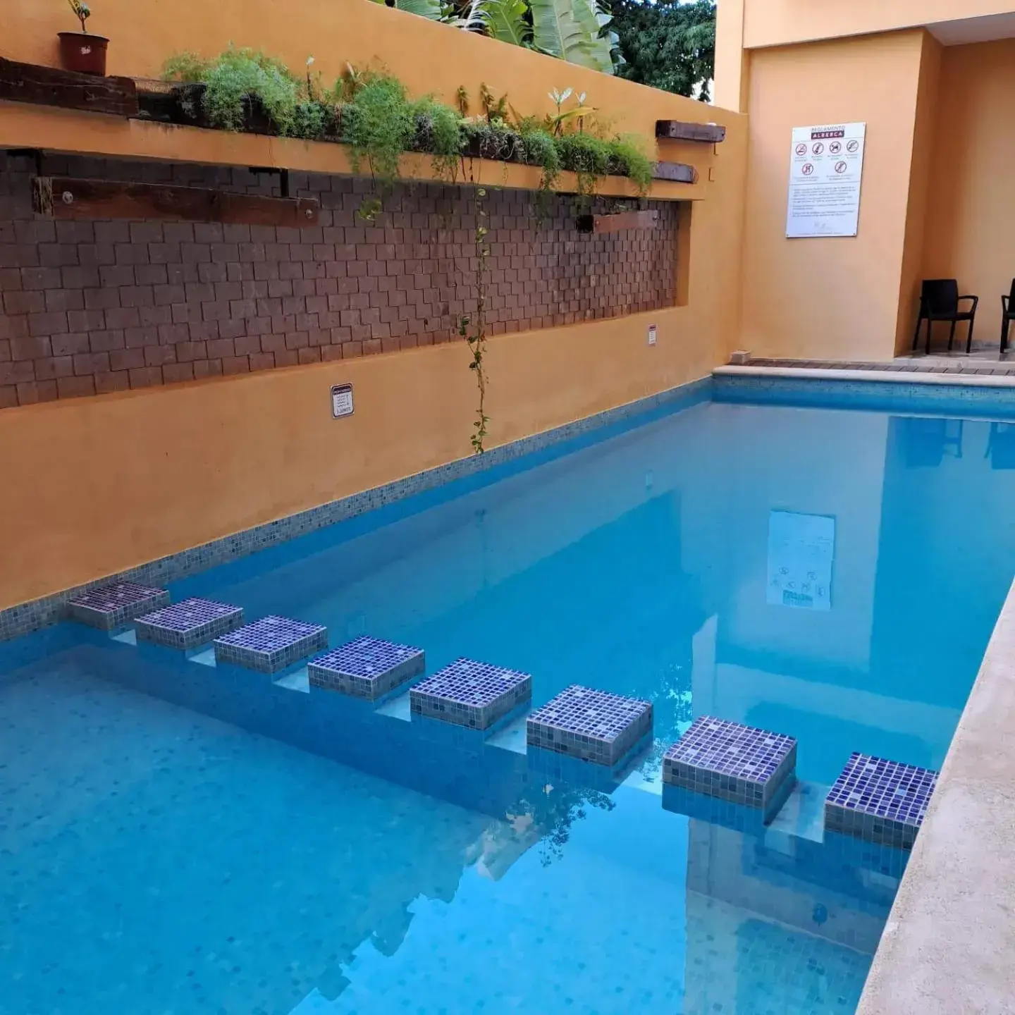 Swimming pool in Cancun International Suites Swimming pool in Cancun International Suites