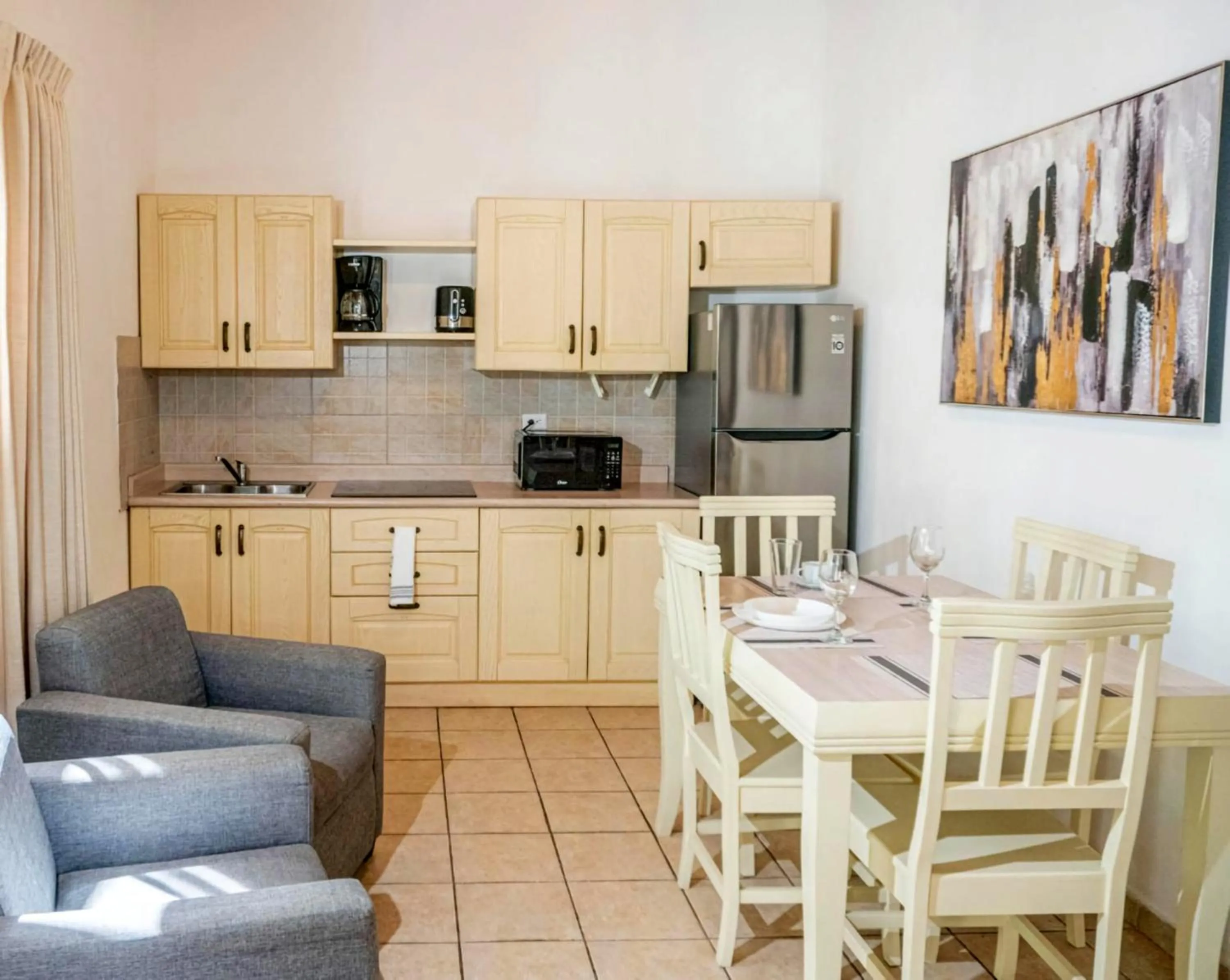 kitchen in Sueño al Mar Residence & Hotel