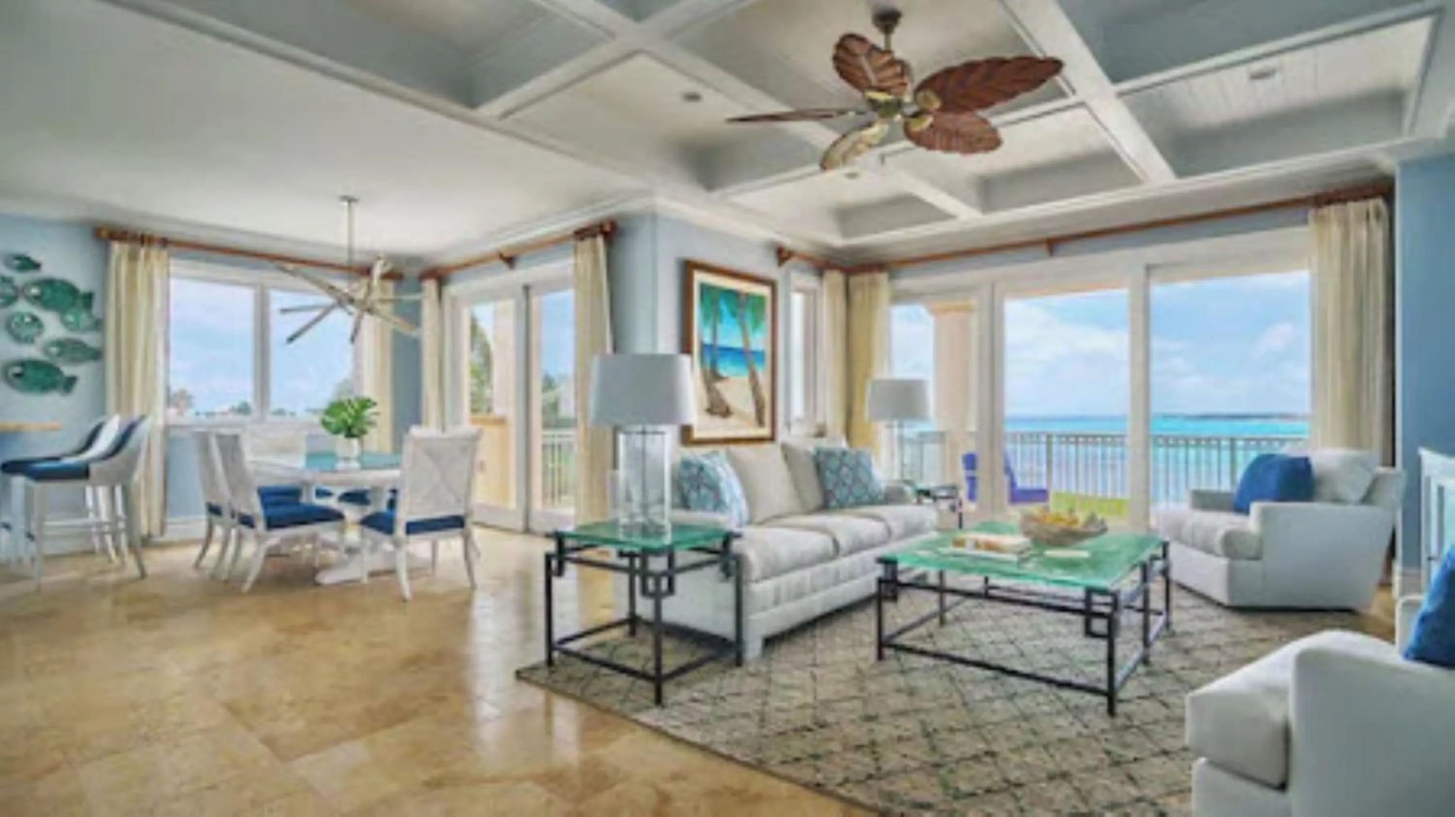 Living room in Grand Isle Resort & Residences