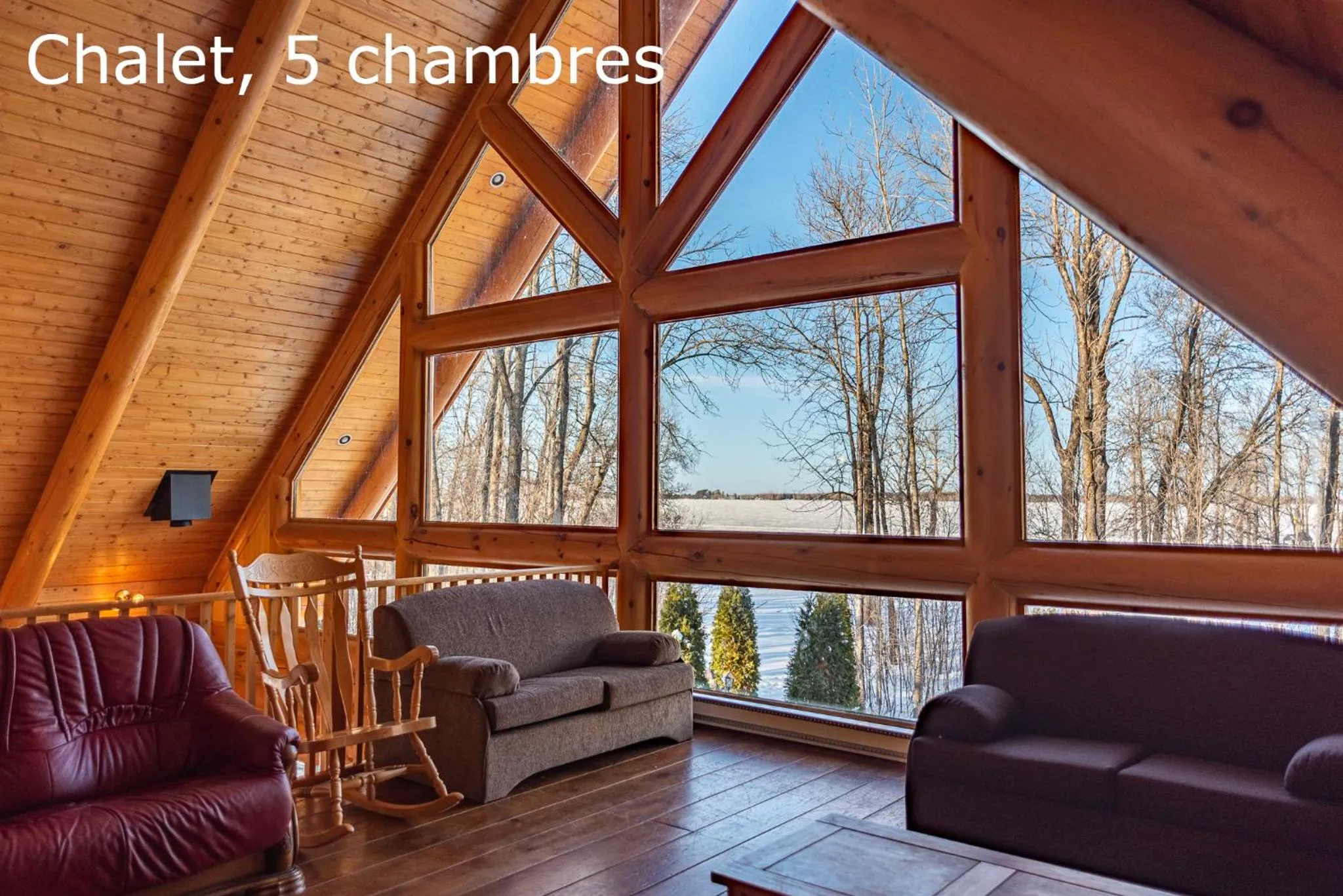 Winter in Chalets et Spa Lac Saint-Jean