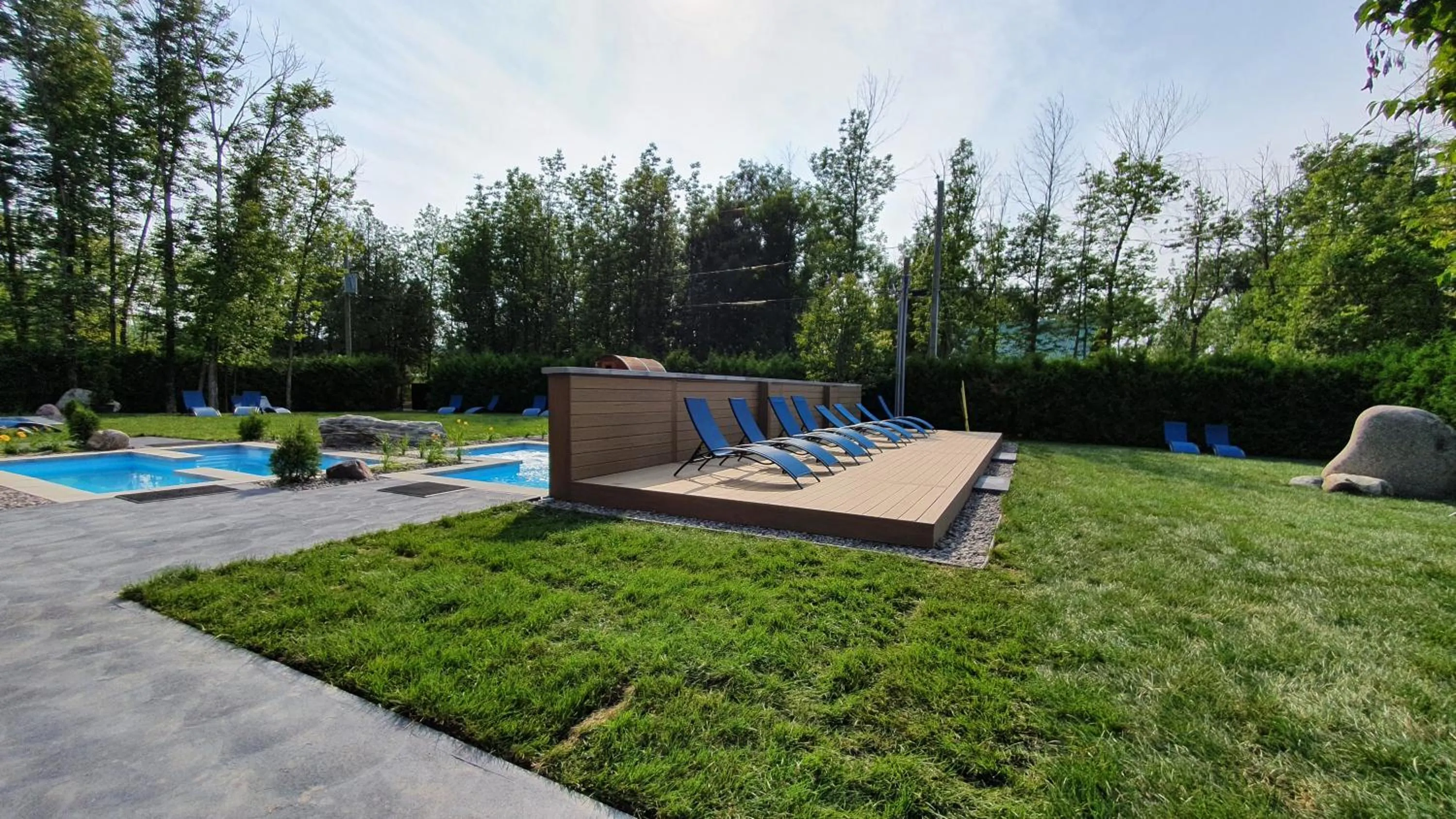 Spa and wellness centre/facilities in Chalets et Spa Lac Saint-Jean