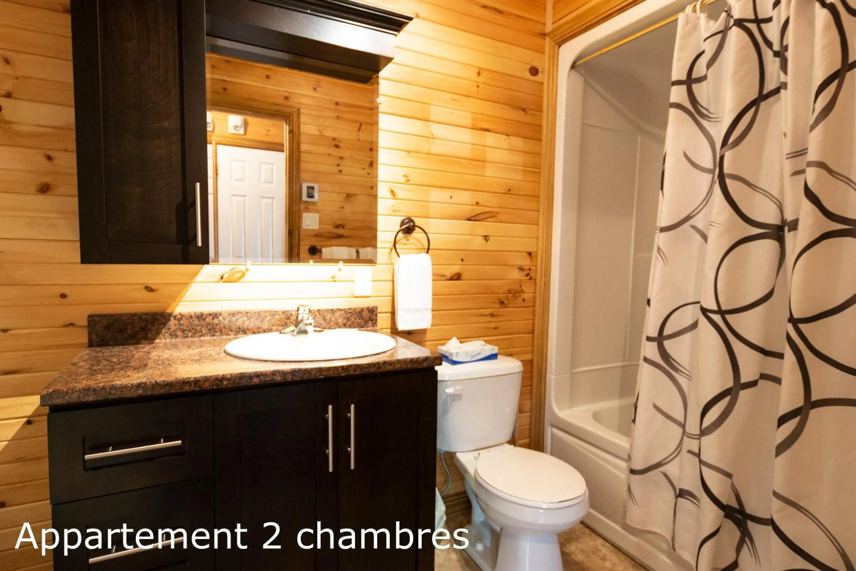 Bathroom in Chalets et Spa Lac Saint-Jean
