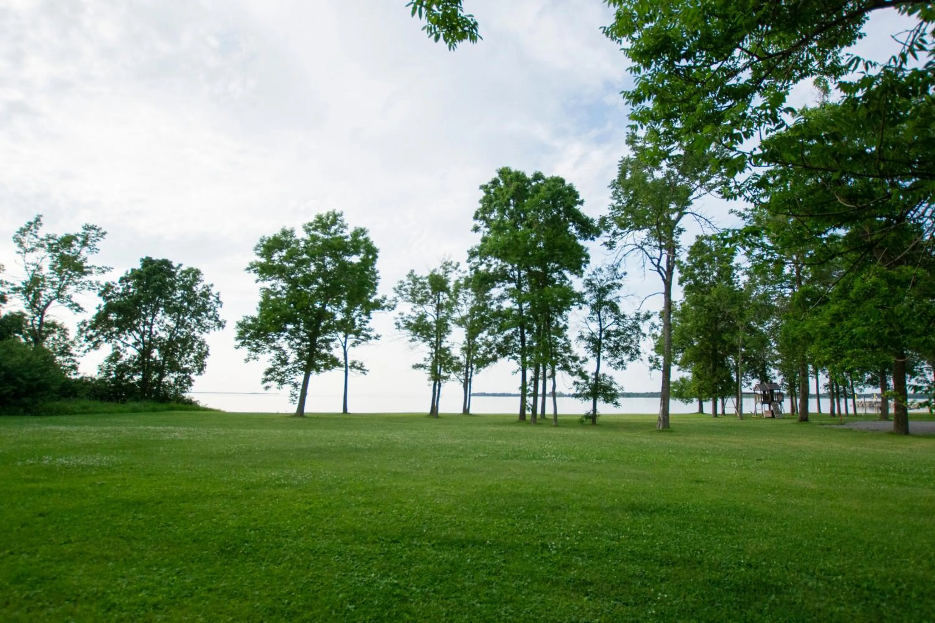 Garden view in Chalets et Spa Lac Saint-Jean