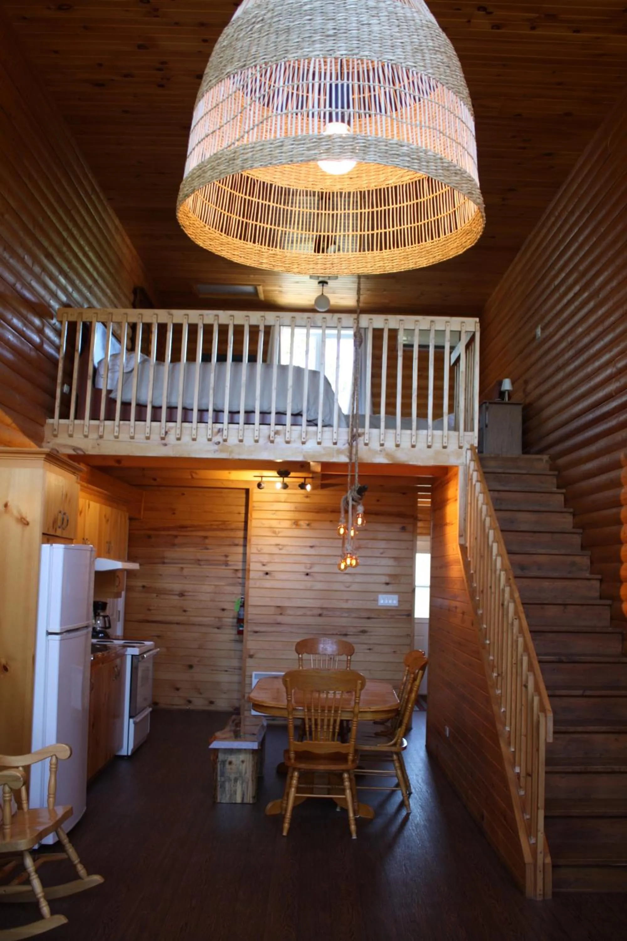 Photo of the whole room in Chalets et Spa Lac Saint-Jean