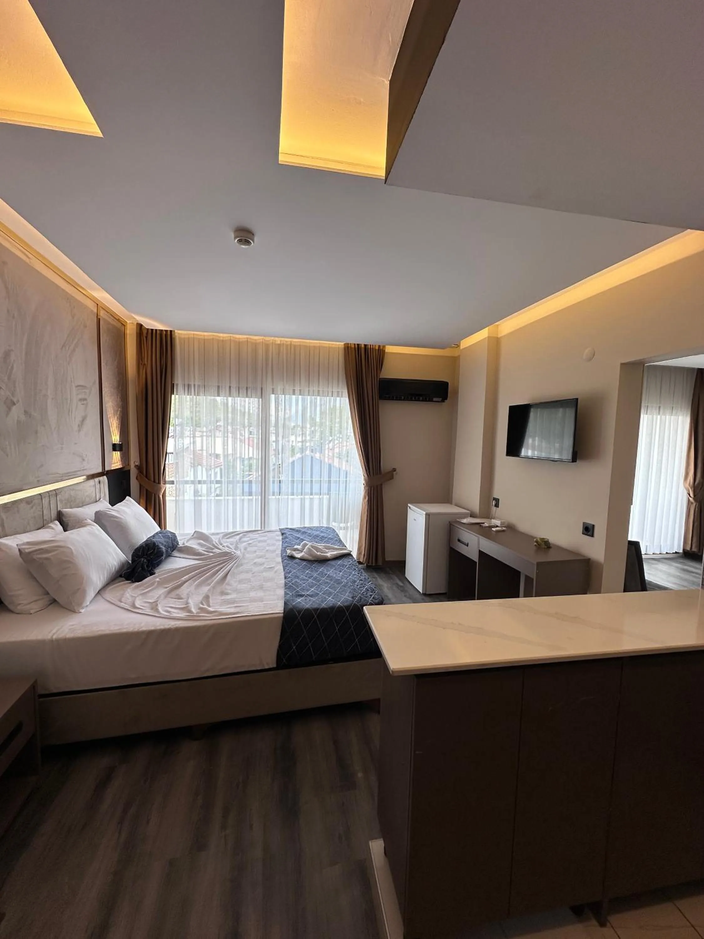 Bed in Arikan Inn Hotel