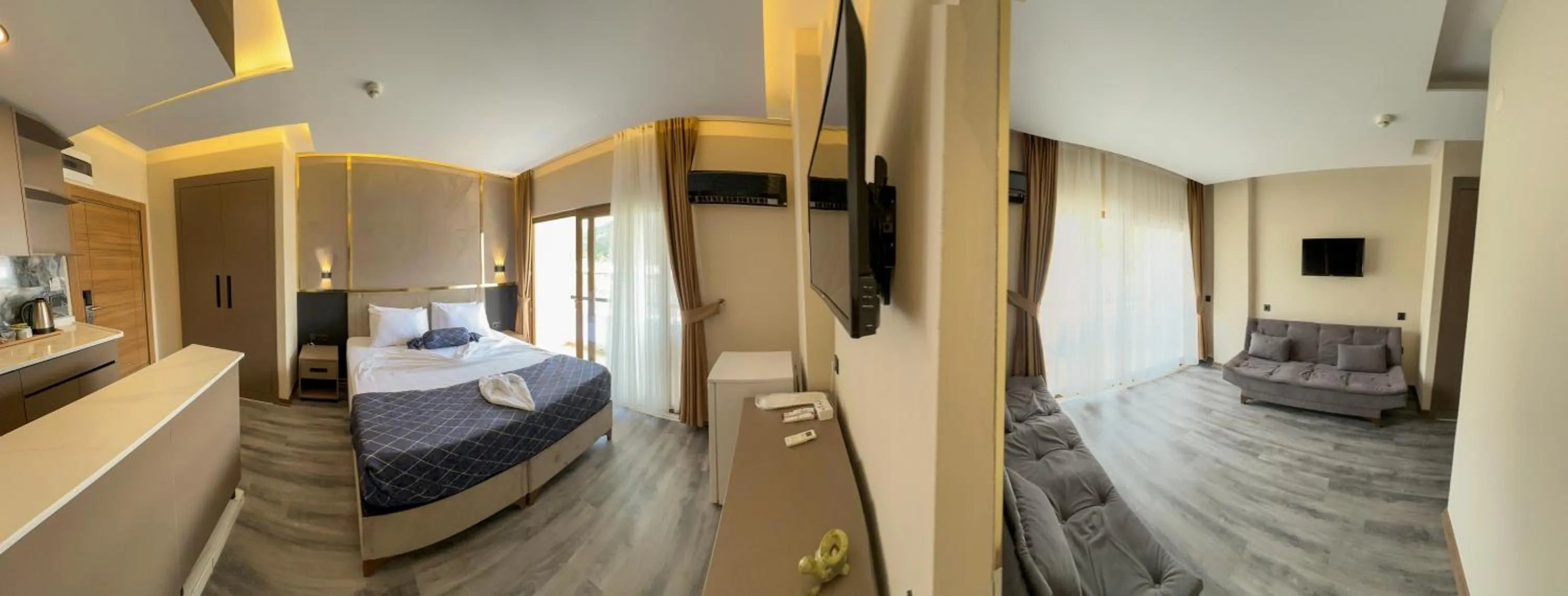 Bed in Arikan Inn Hotel