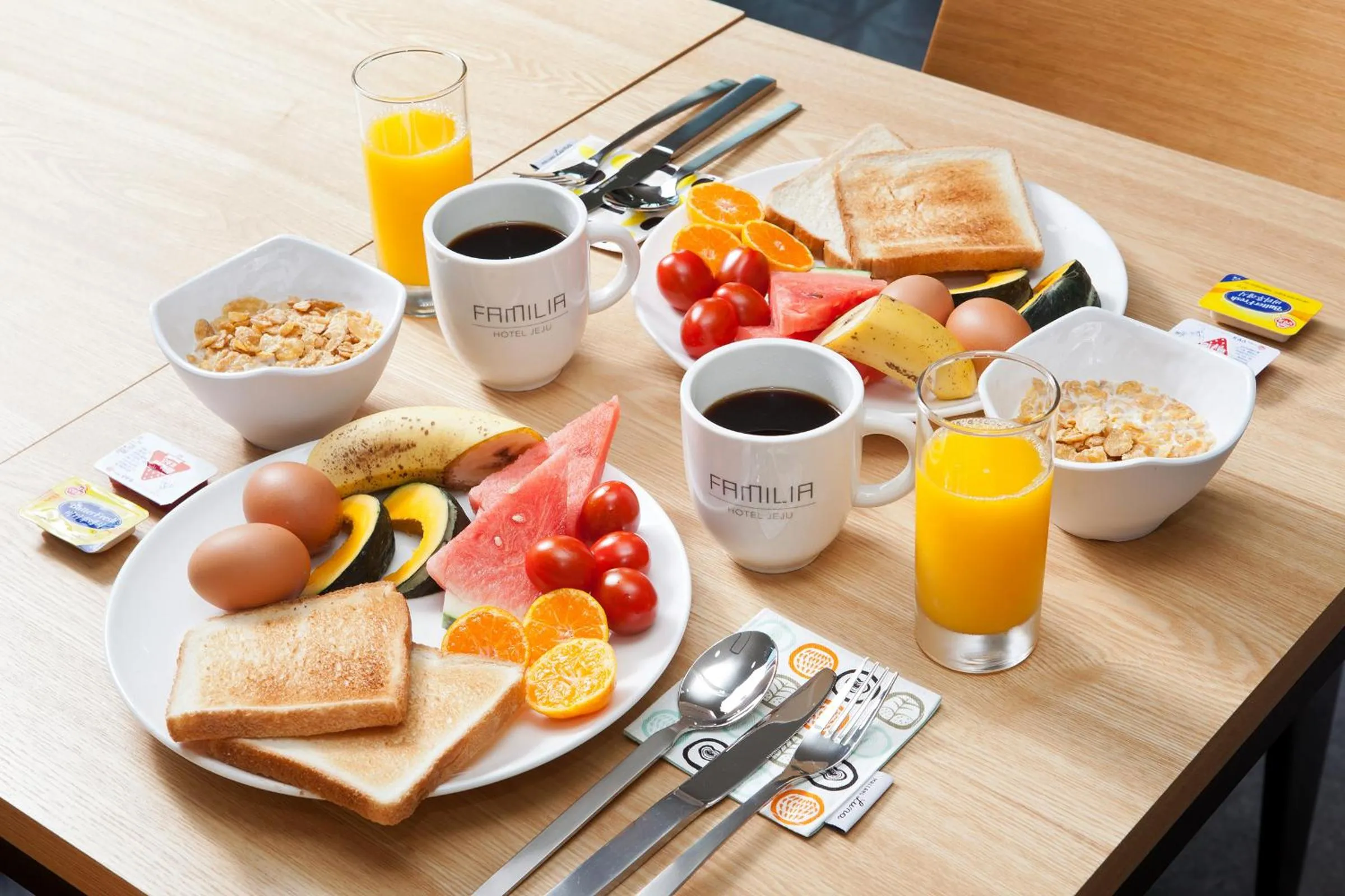 Food and drinks in Familia Hotel