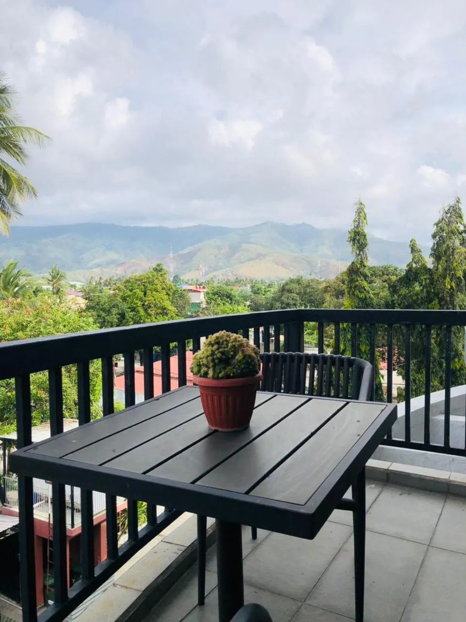 Mountain view in Palm Beach Hotel Dili