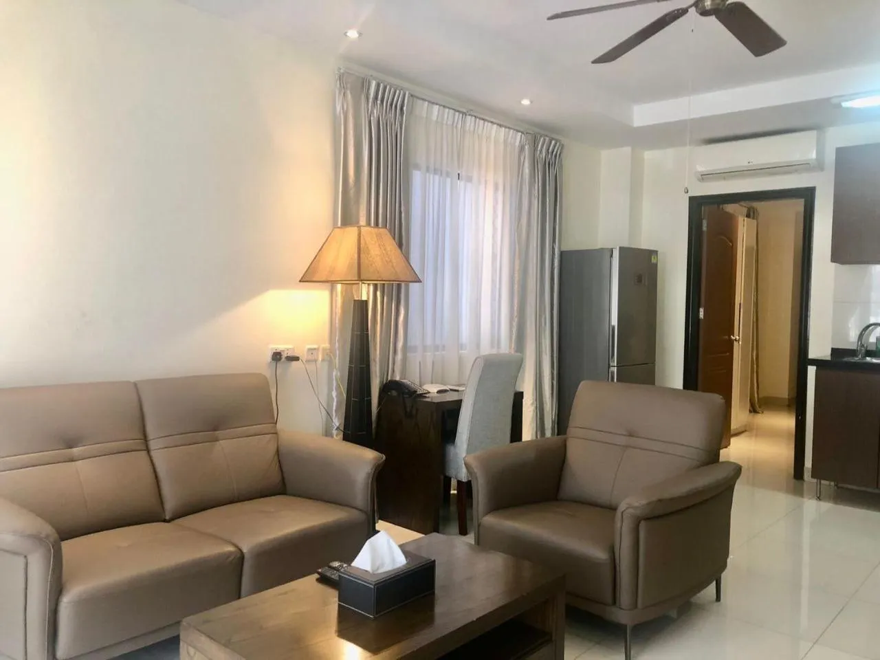 Living room in Palm Beach Hotel Dili