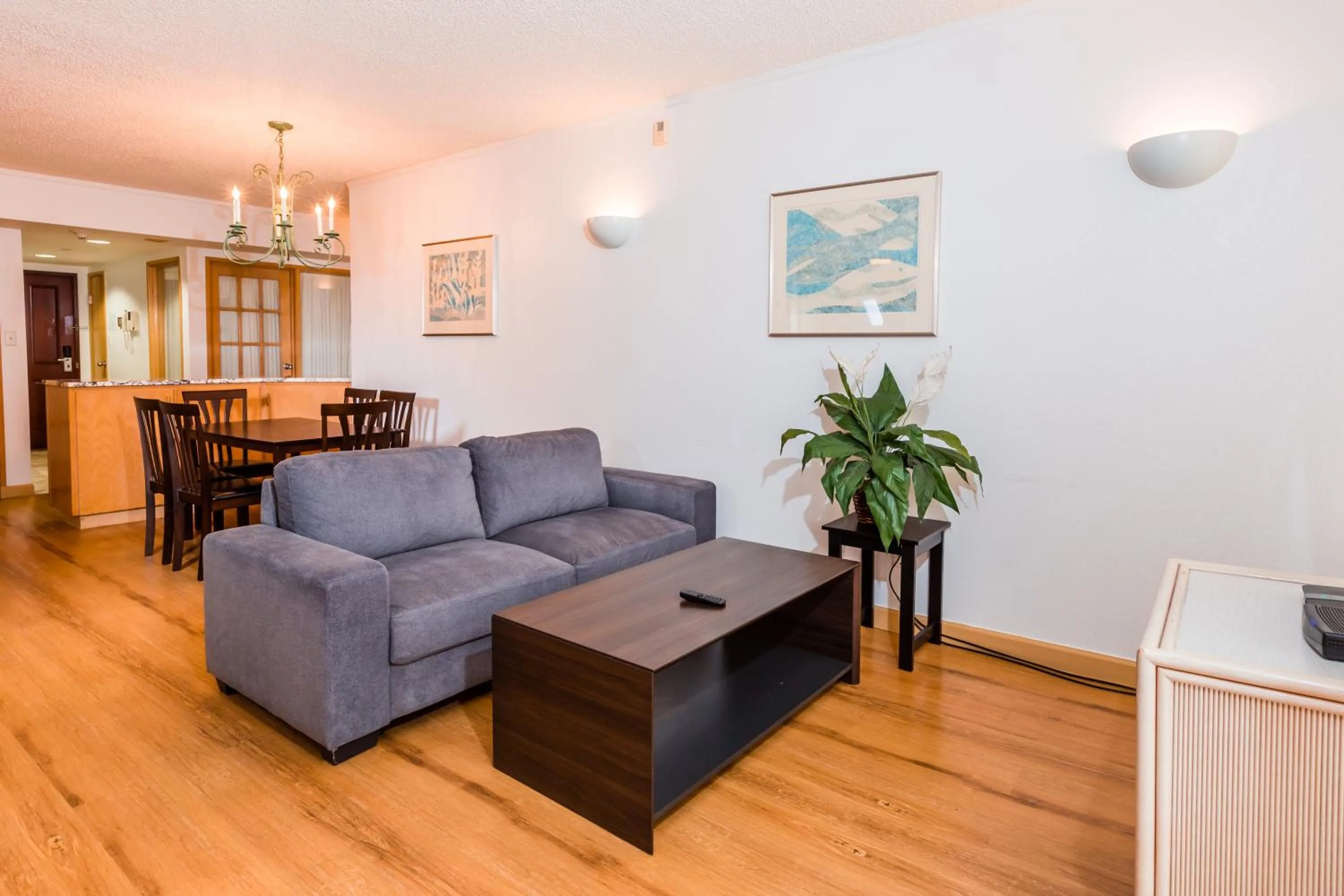 Living room in Alupang Beach Tower