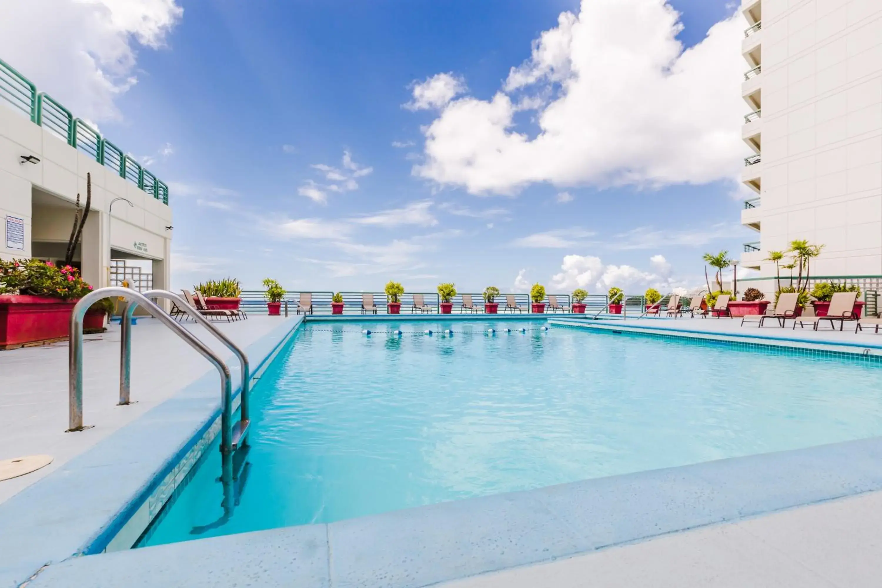 Swimming pool in Alupang Beach Tower Swimming pool in Alupang Beach Tower