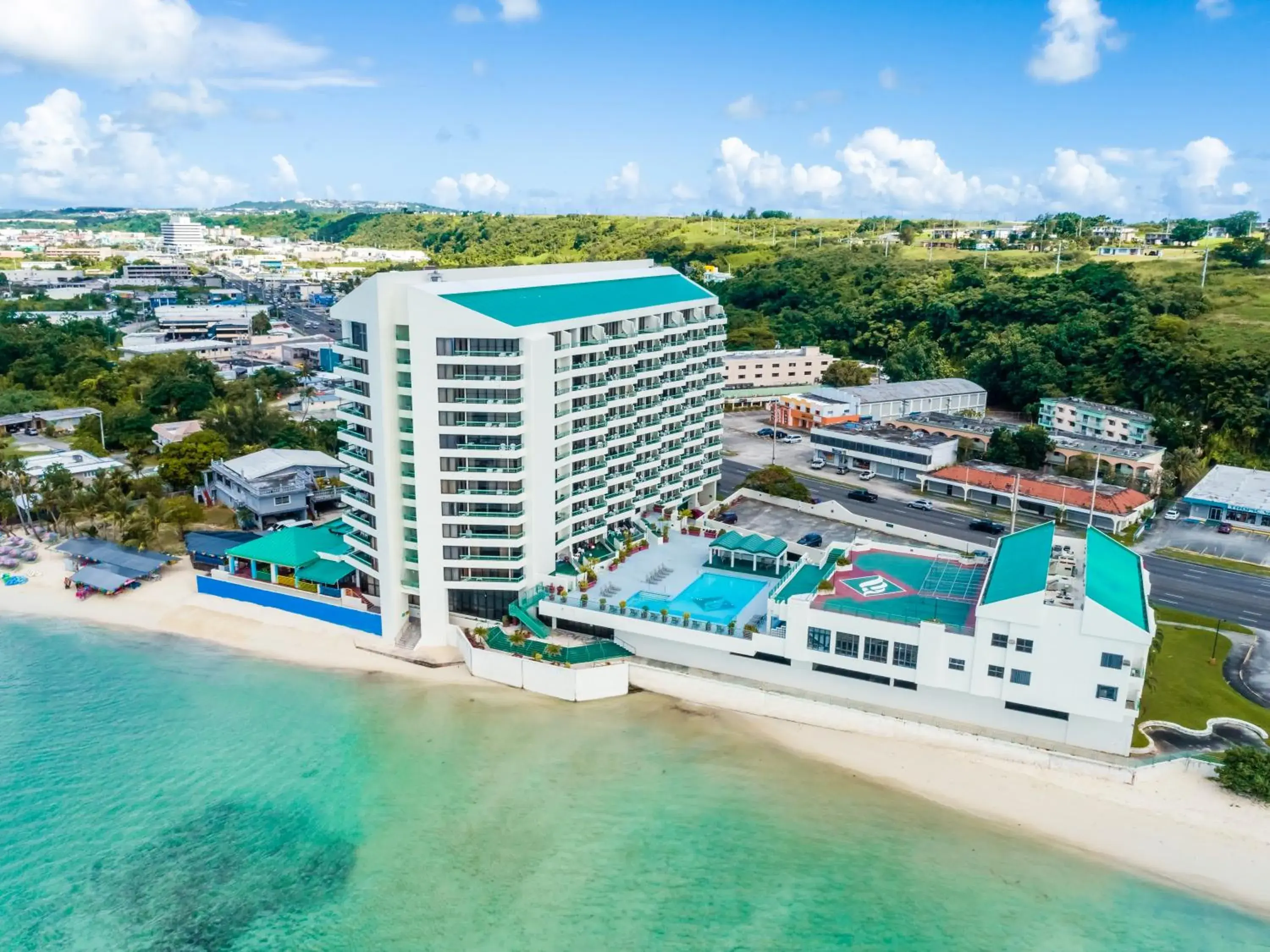Bird's eye view in Alupang Beach Tower Bird's eye view in Alupang Beach Tower