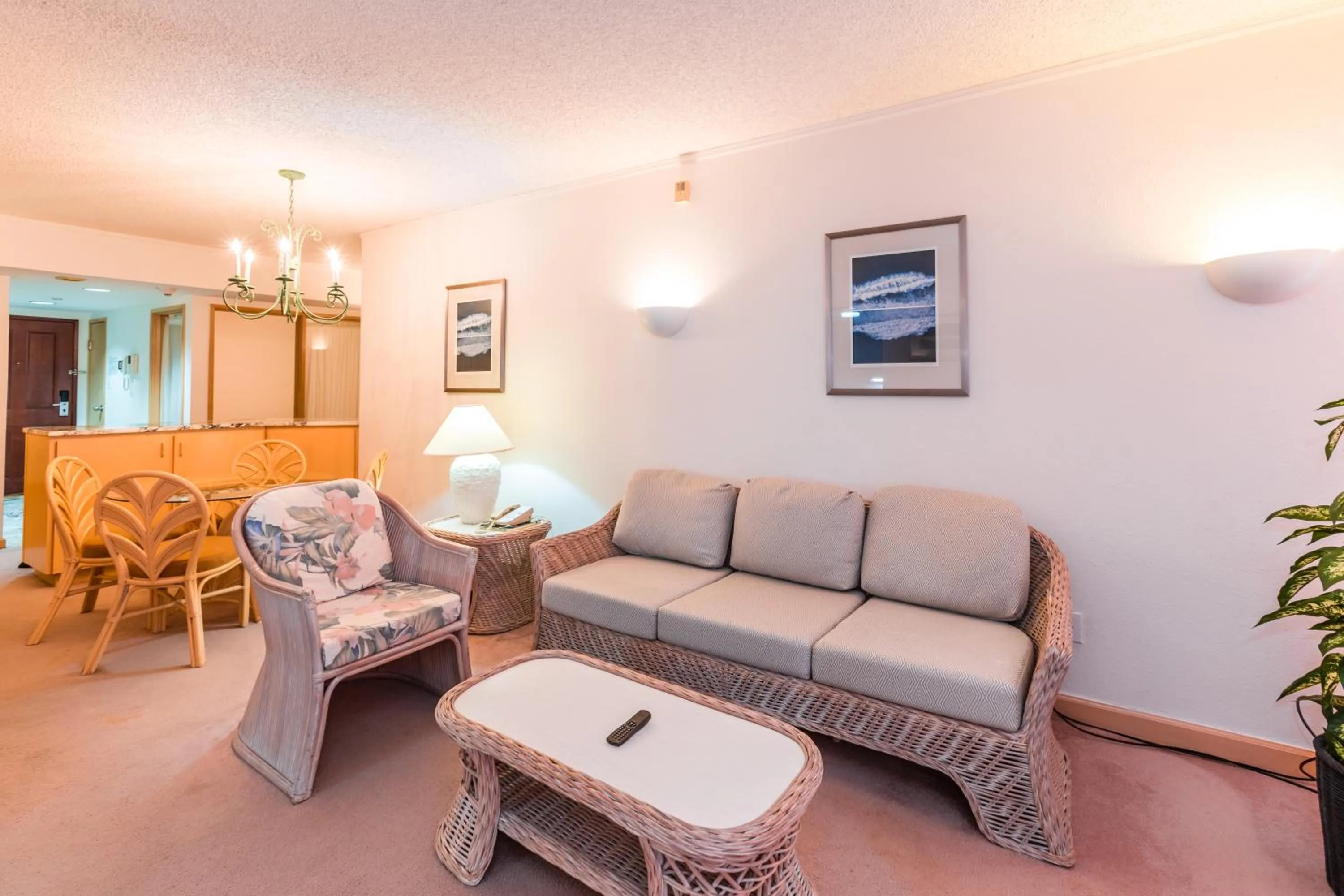 Living room in Alupang Beach Tower