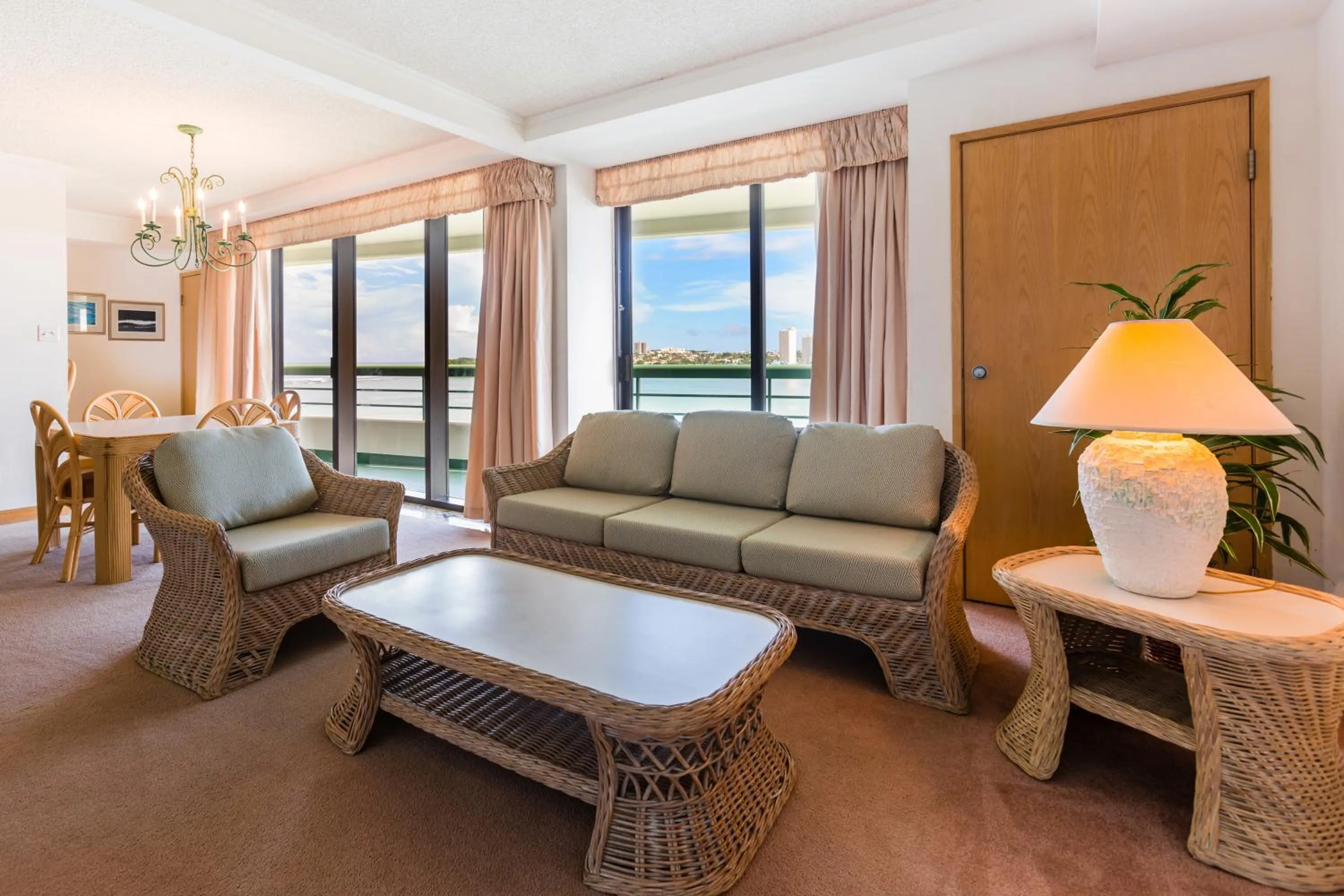 Living room in Alupang Beach Tower