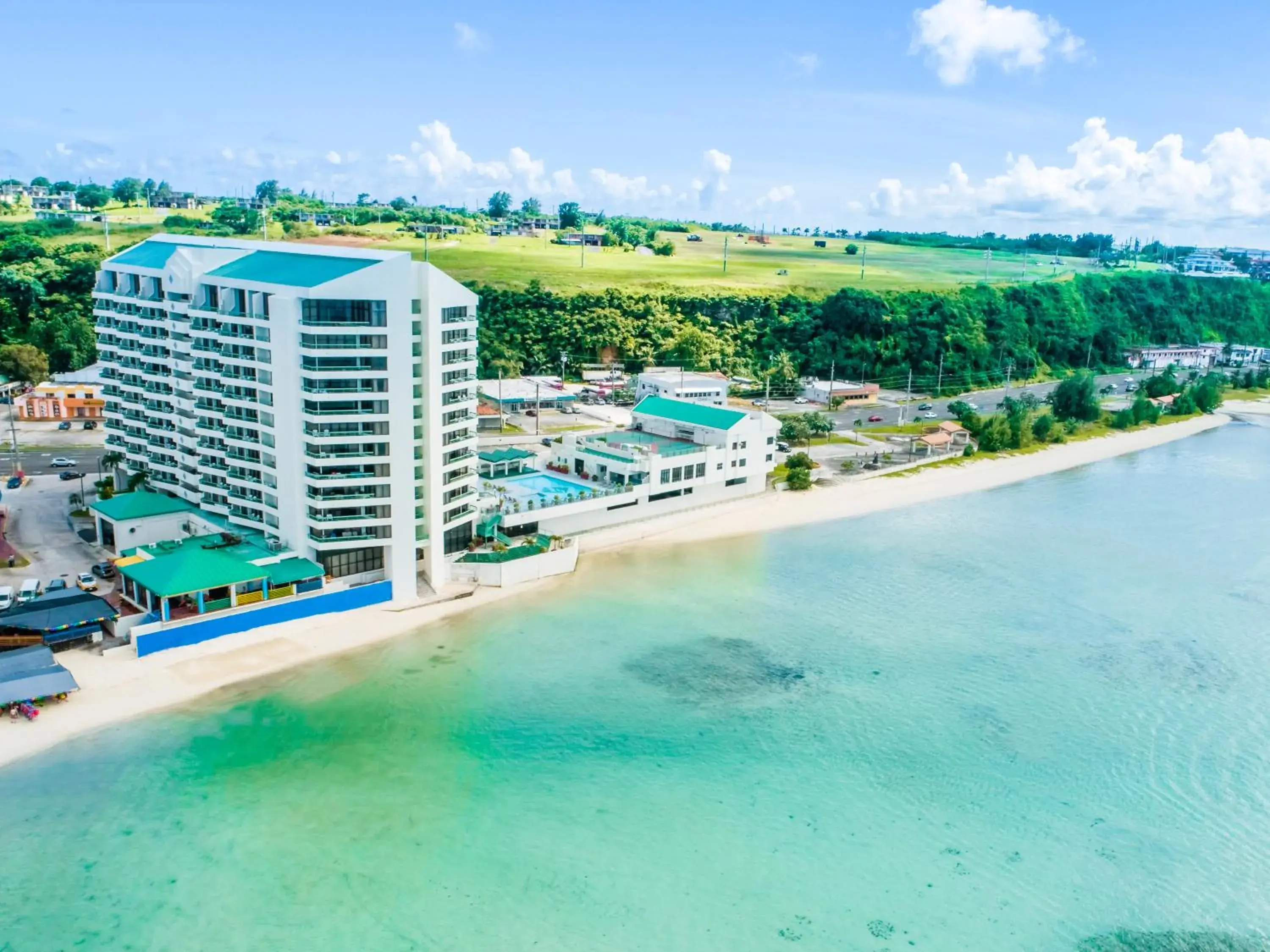 Bird's eye view in Alupang Beach Tower Bird's eye view in Alupang Beach Tower