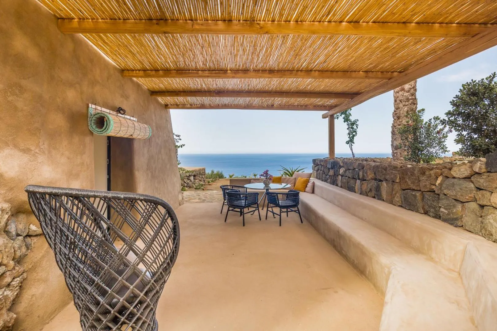 Balcony/Terrace in Dammusi Aloe