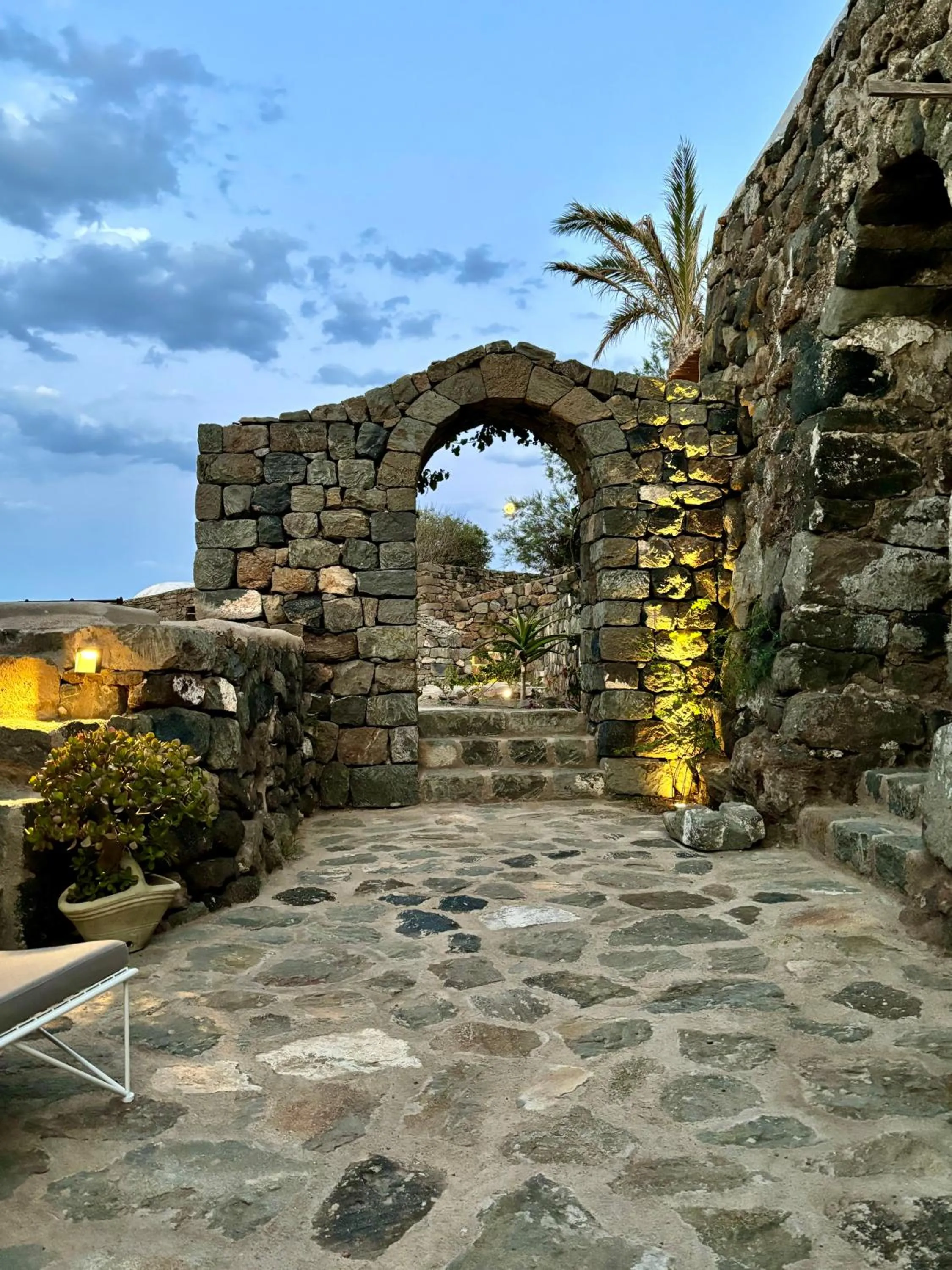 Patio in Dammusi Aloe