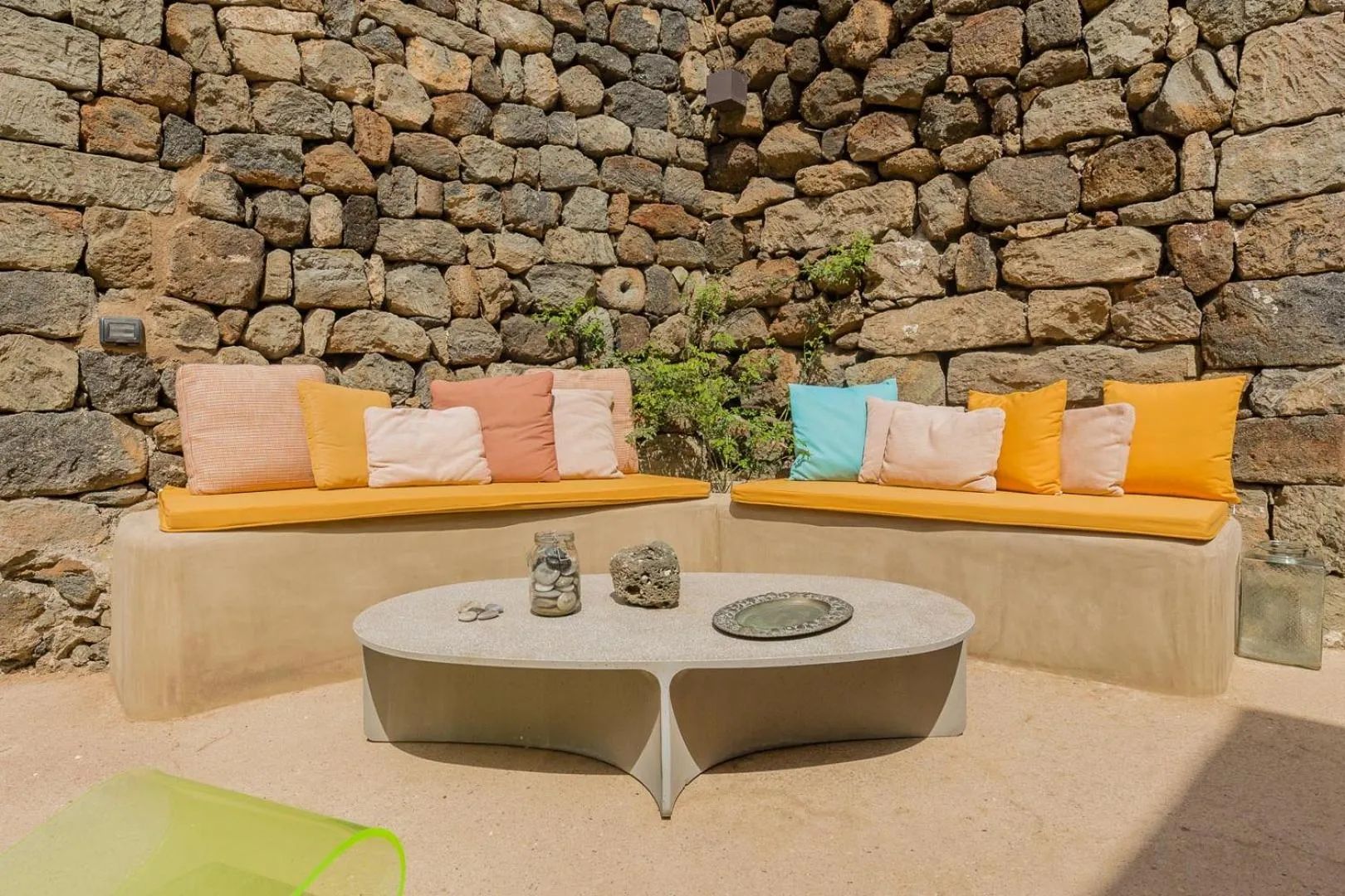 Living room in Dammusi Aloe