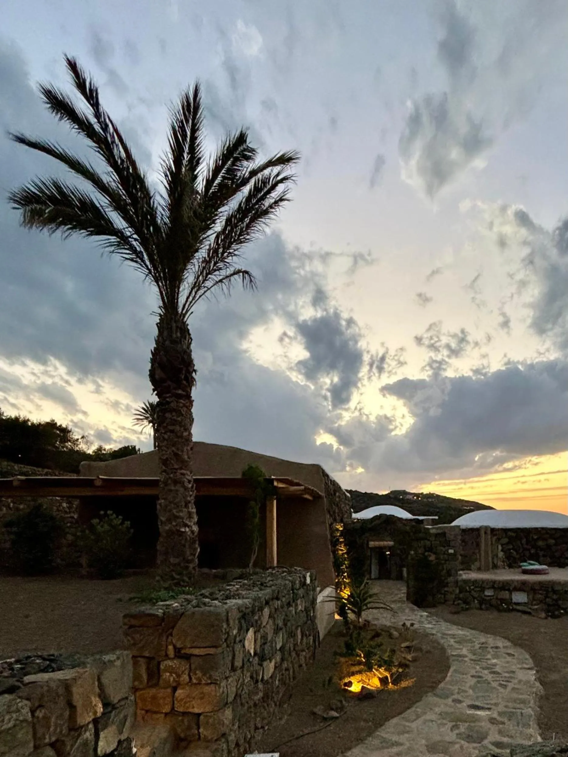 Sunset in Dammusi Aloe