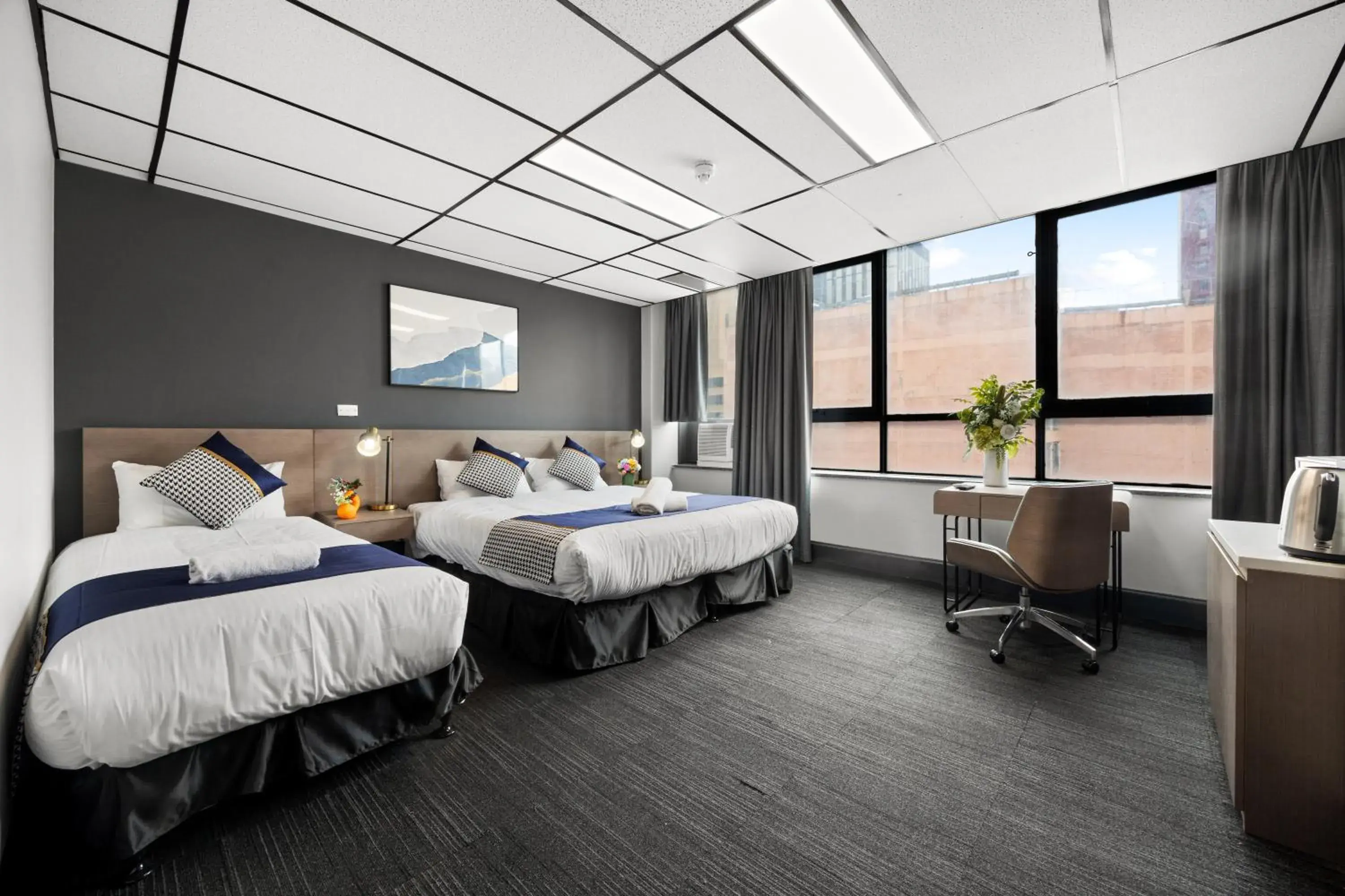 Bed in Cosmo on Bank Bed in Cosmo on Bank