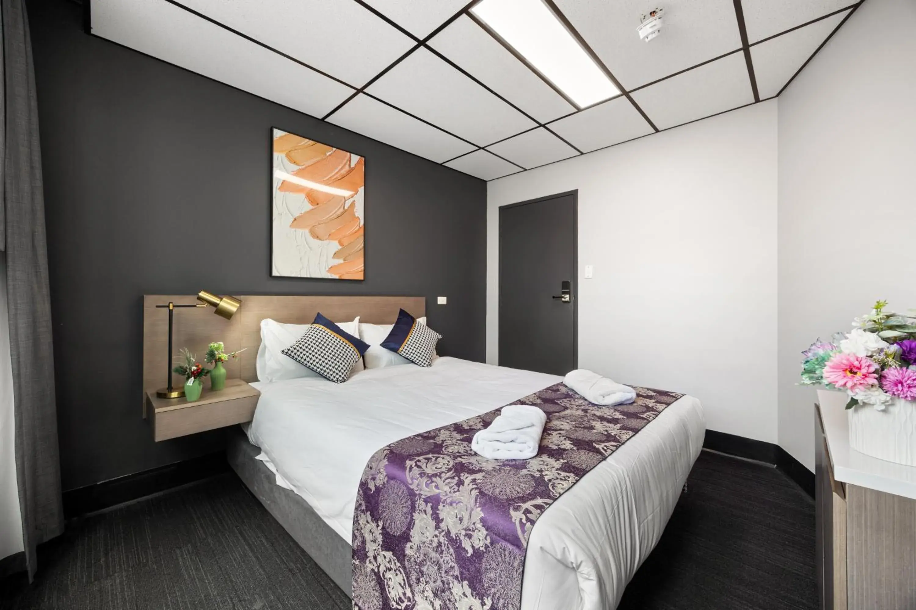 Bed in Cosmo on Bank Bed in Cosmo on Bank