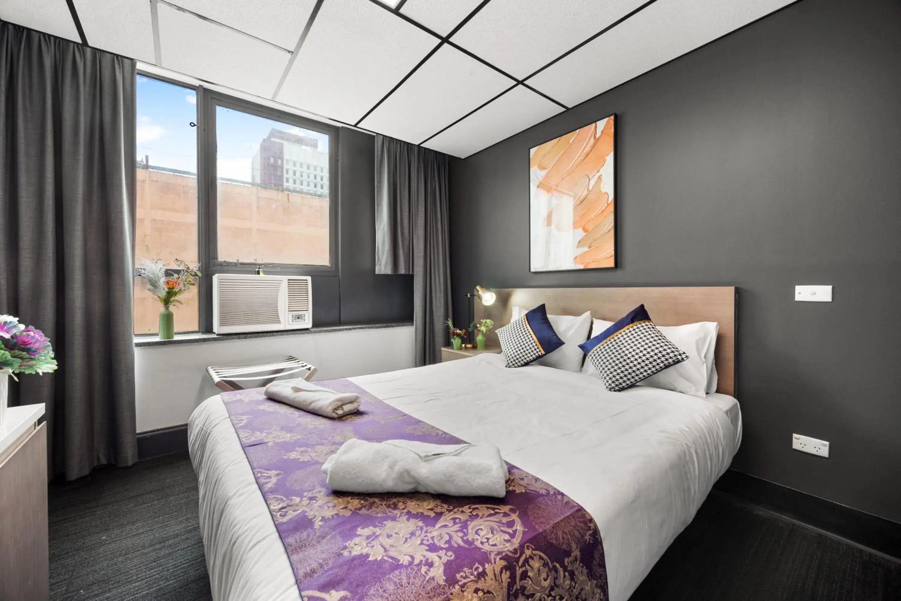 Bed in Cosmo on Bank Bed in Cosmo on Bank