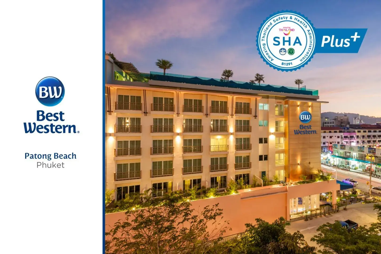 Property building in Best Western Patong Beach Property building in Best Western Patong Beach