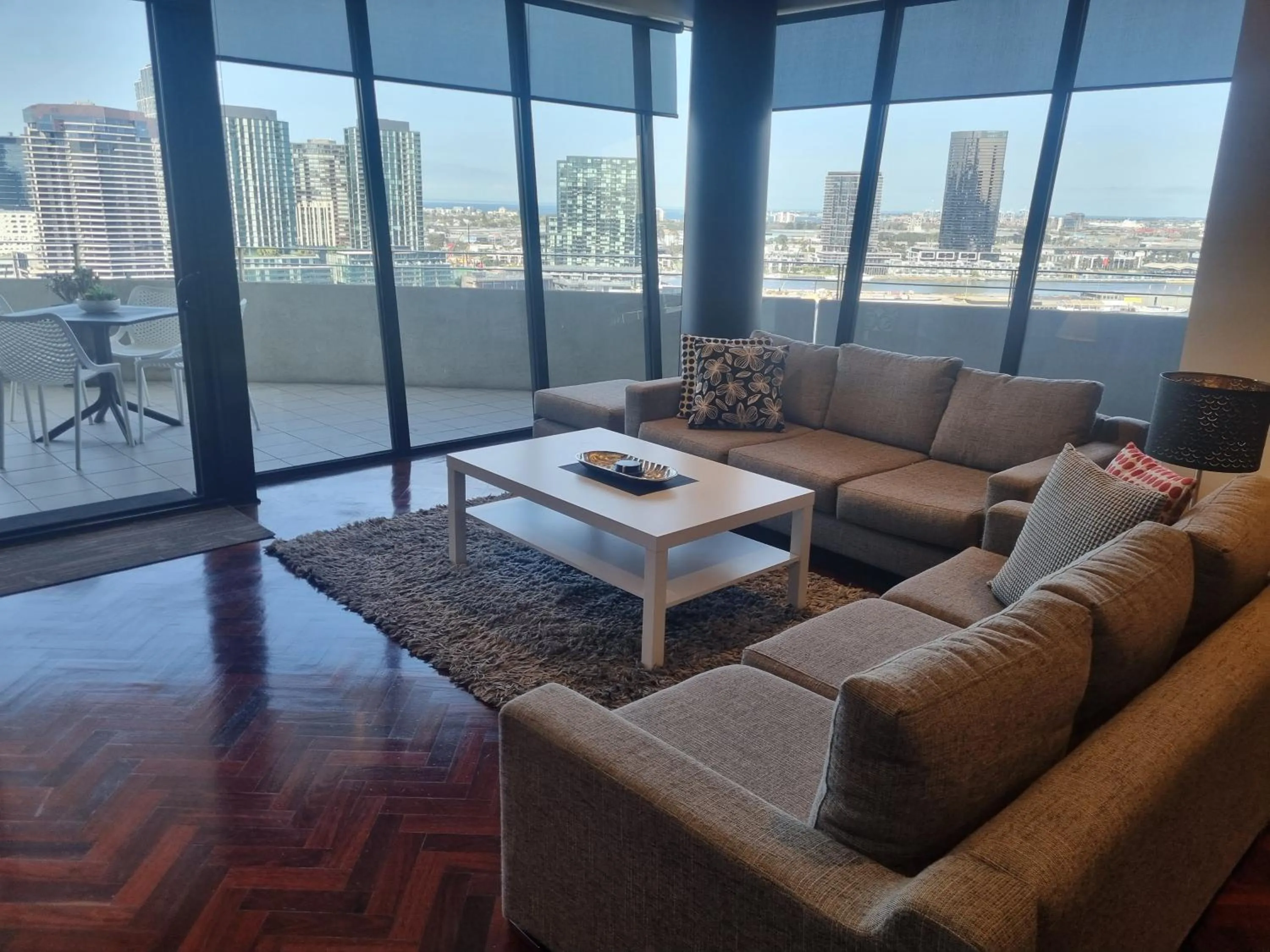 Living room in Accent Accommodation@Docklands