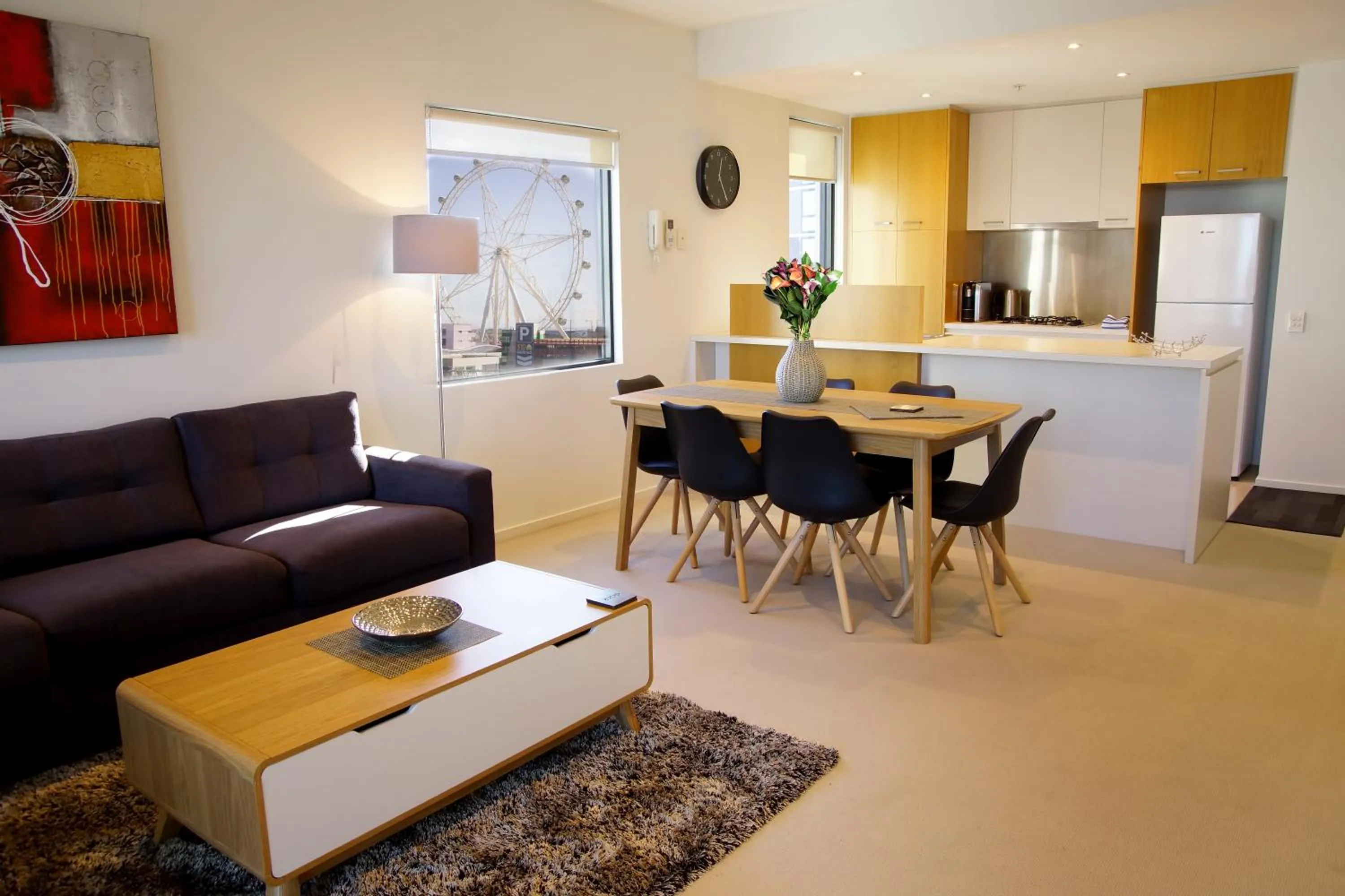 Living room in Accent Accommodation@Docklands