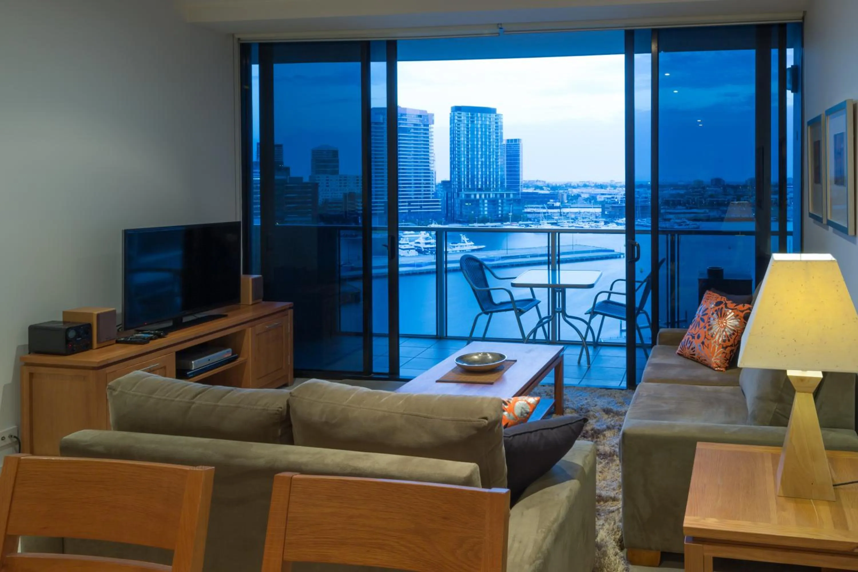 Living room in Accent Accommodation@Docklands