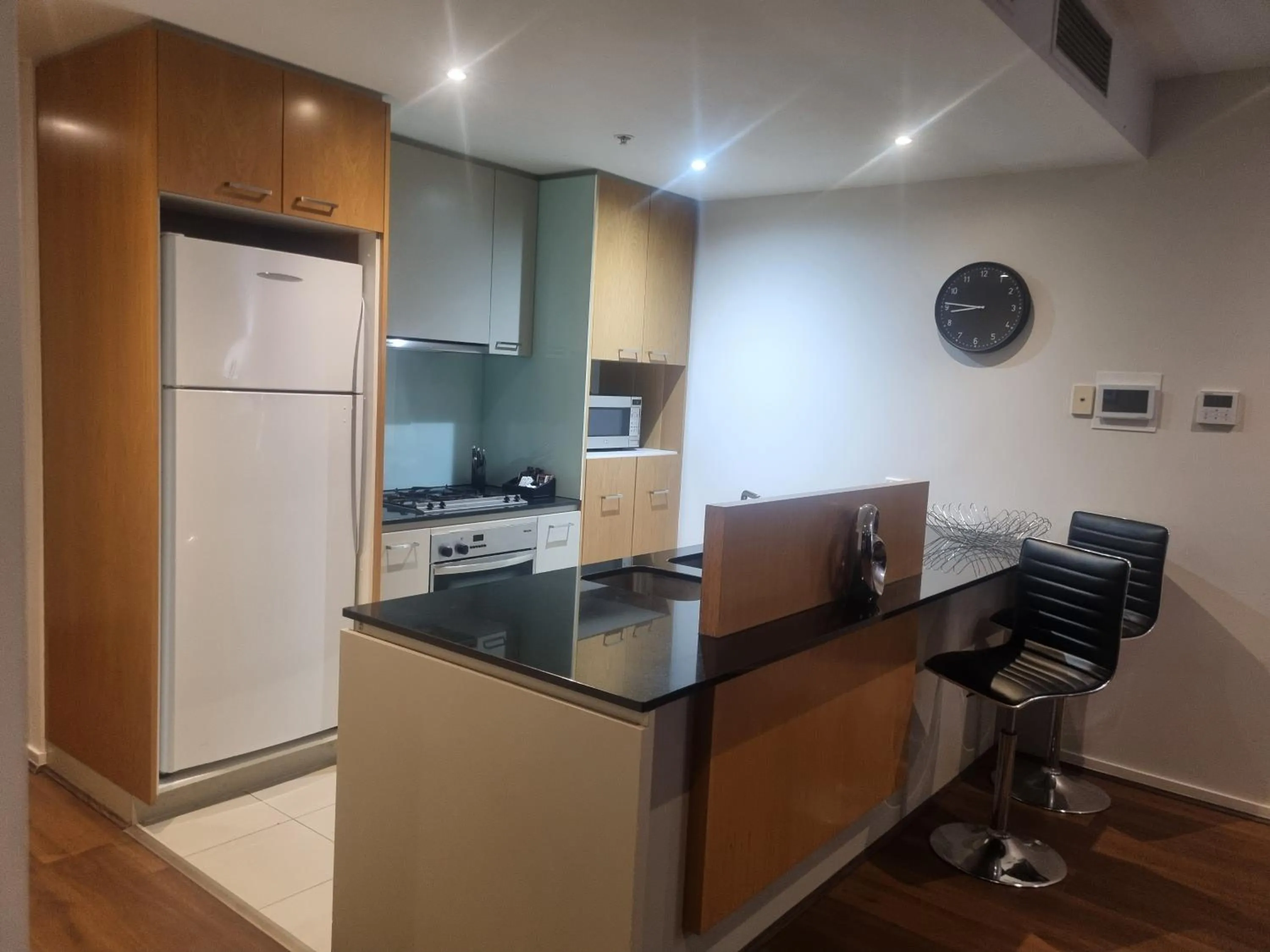 kitchen in Accent Accommodation@Docklands