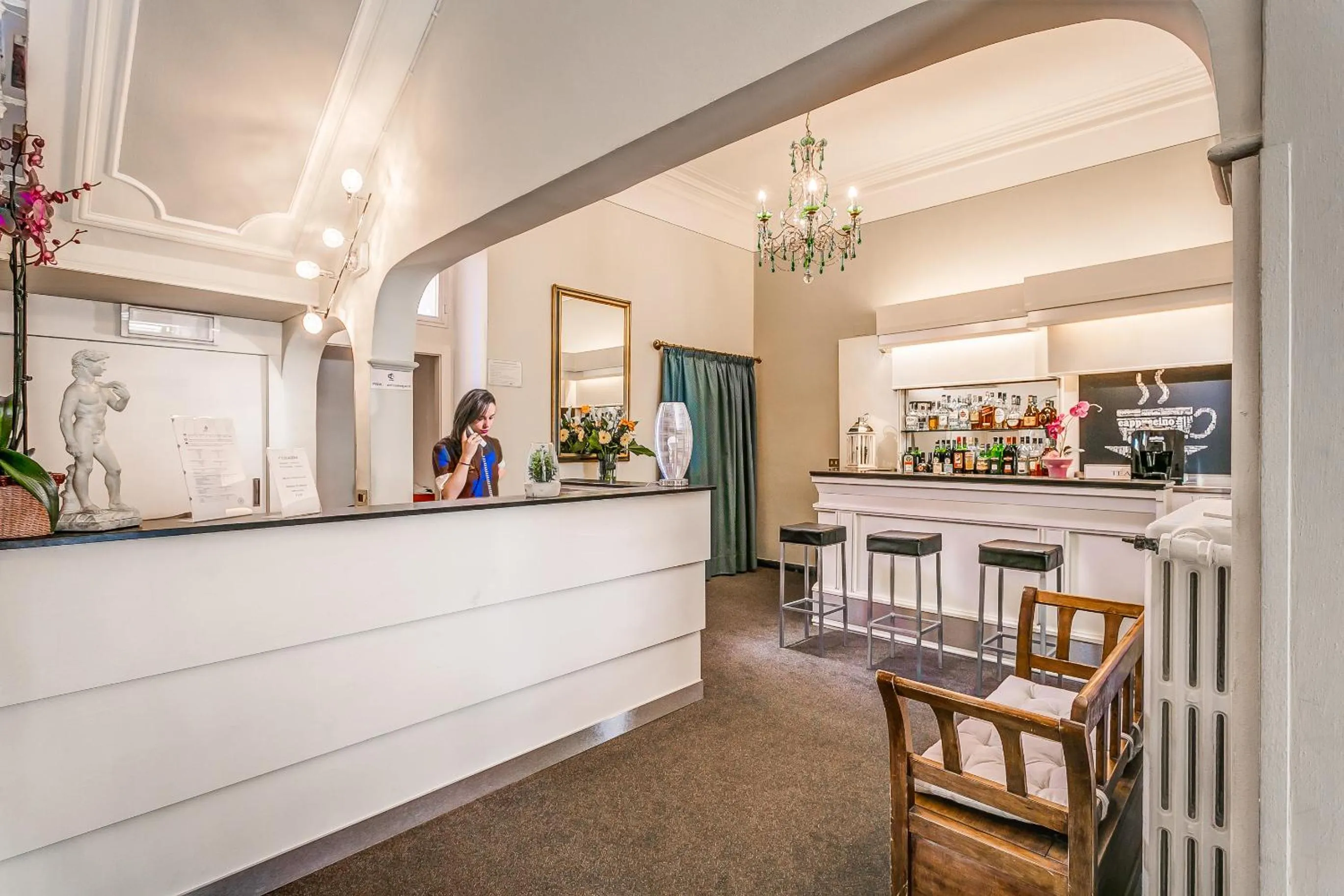 Lobby or reception in Hotel Arno Bellariva